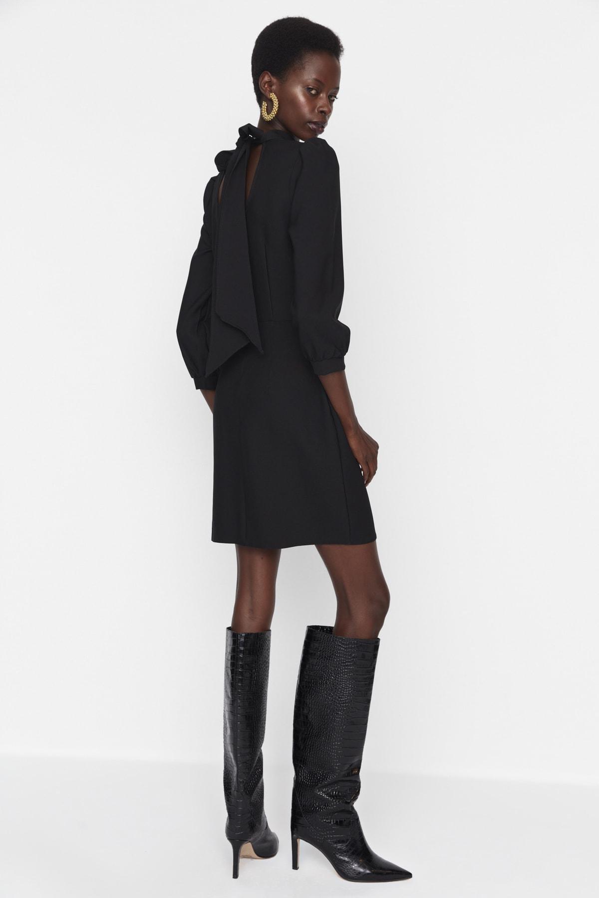 Black Bodycon Dress, Black, large image number 2