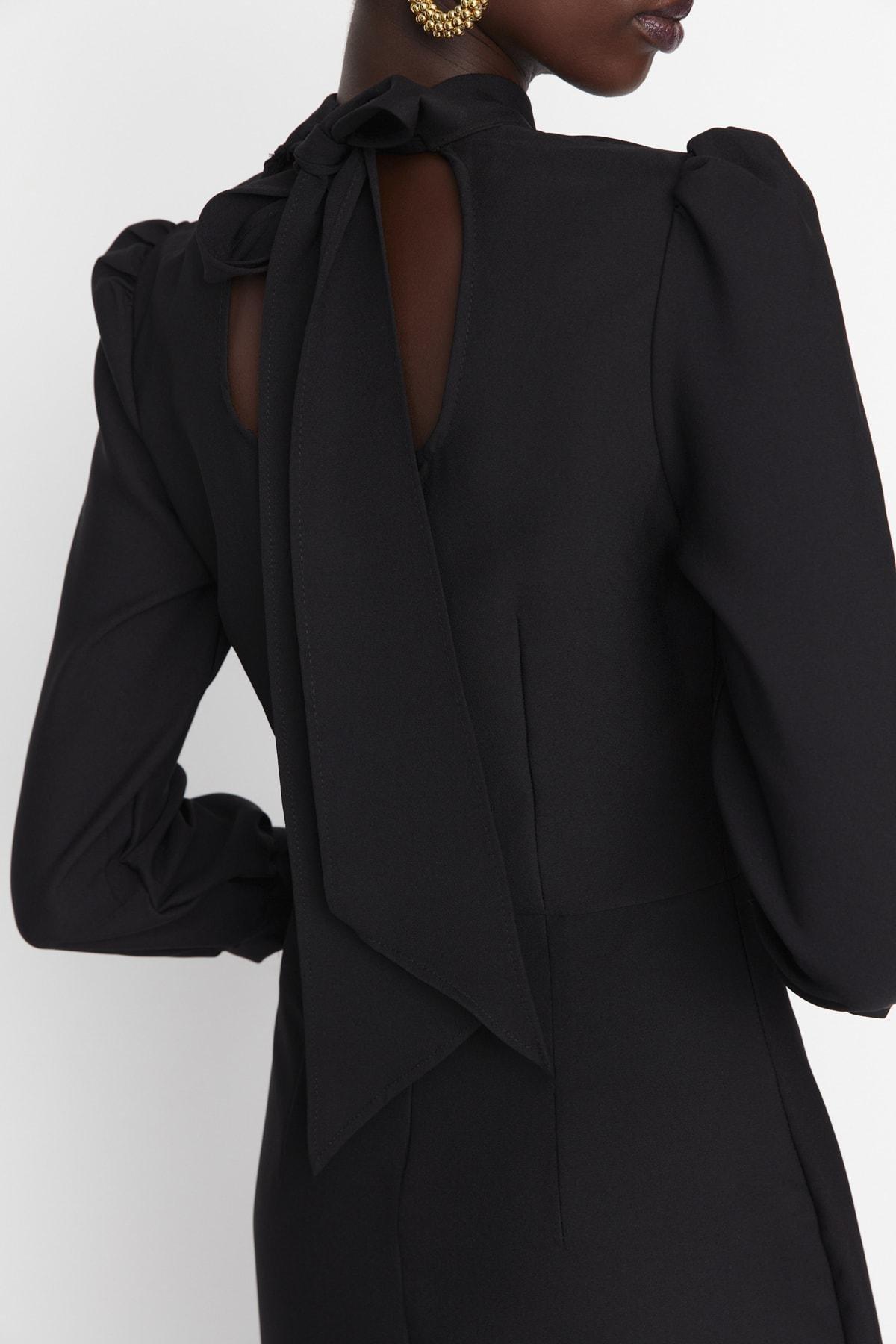 Black Bodycon Dress, Black, large image number 3