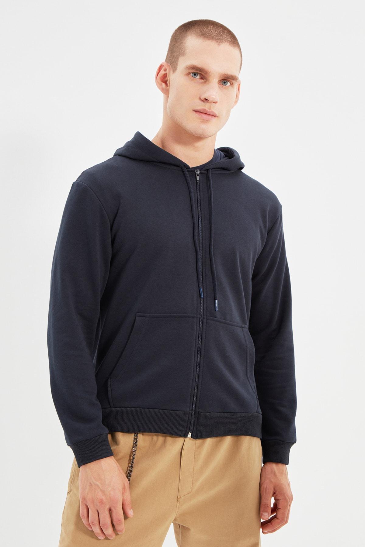 Blue Hooded Sweatshirt, , large image number 3