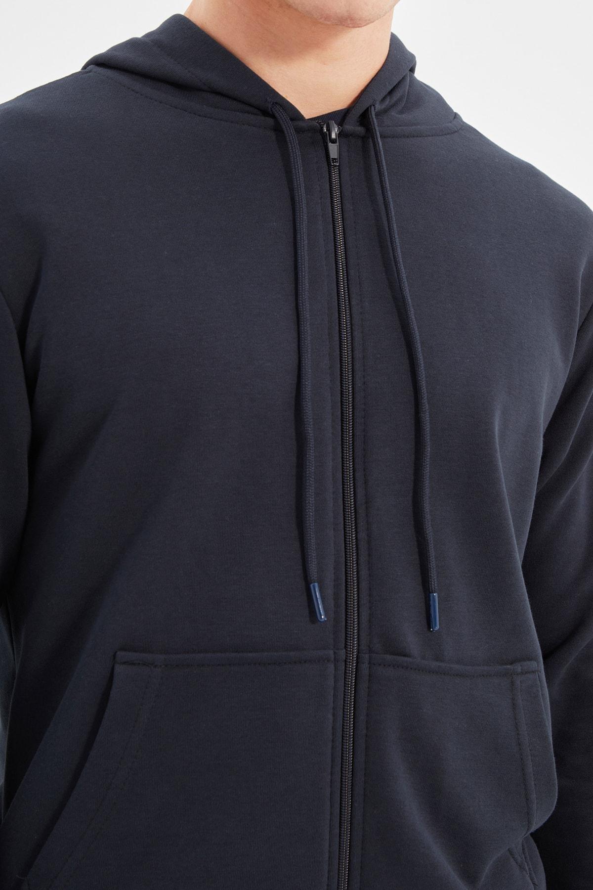Blue Hooded Sweatshirt, , large image number 4