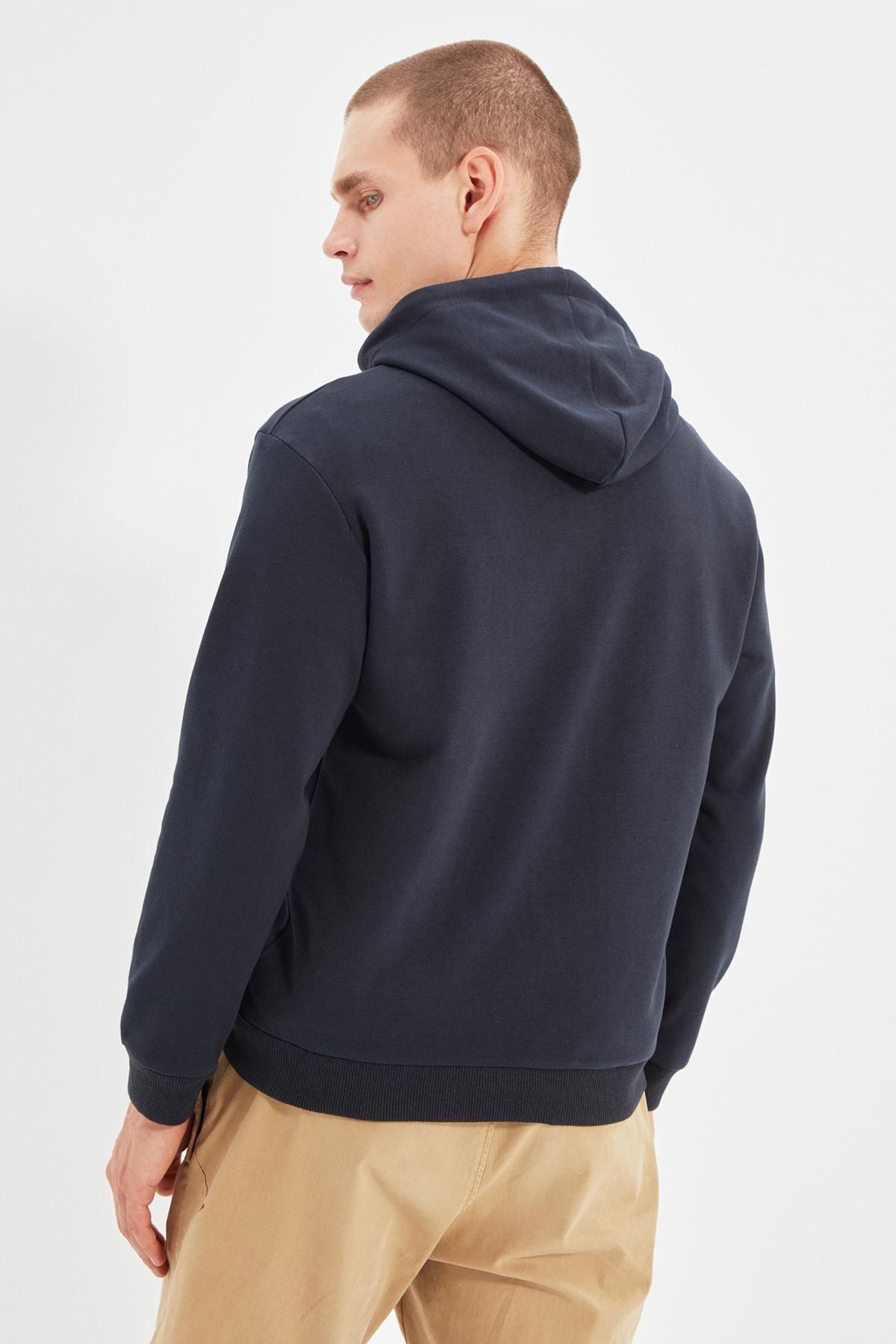 Blue Hooded Sweatshirt, , large image number 5