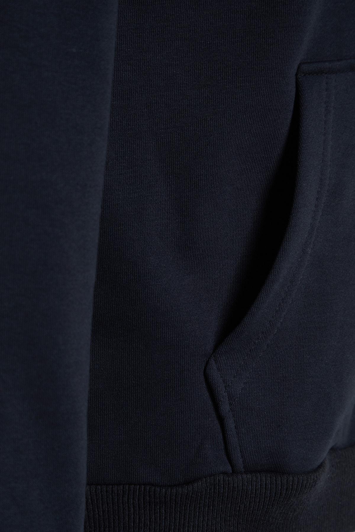 Blue Hooded Sweatshirt, , large image number 7