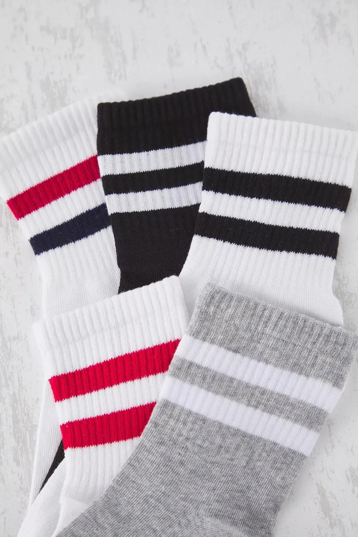White-Multicolour Lane College Socks, C101_1706, large image number 1