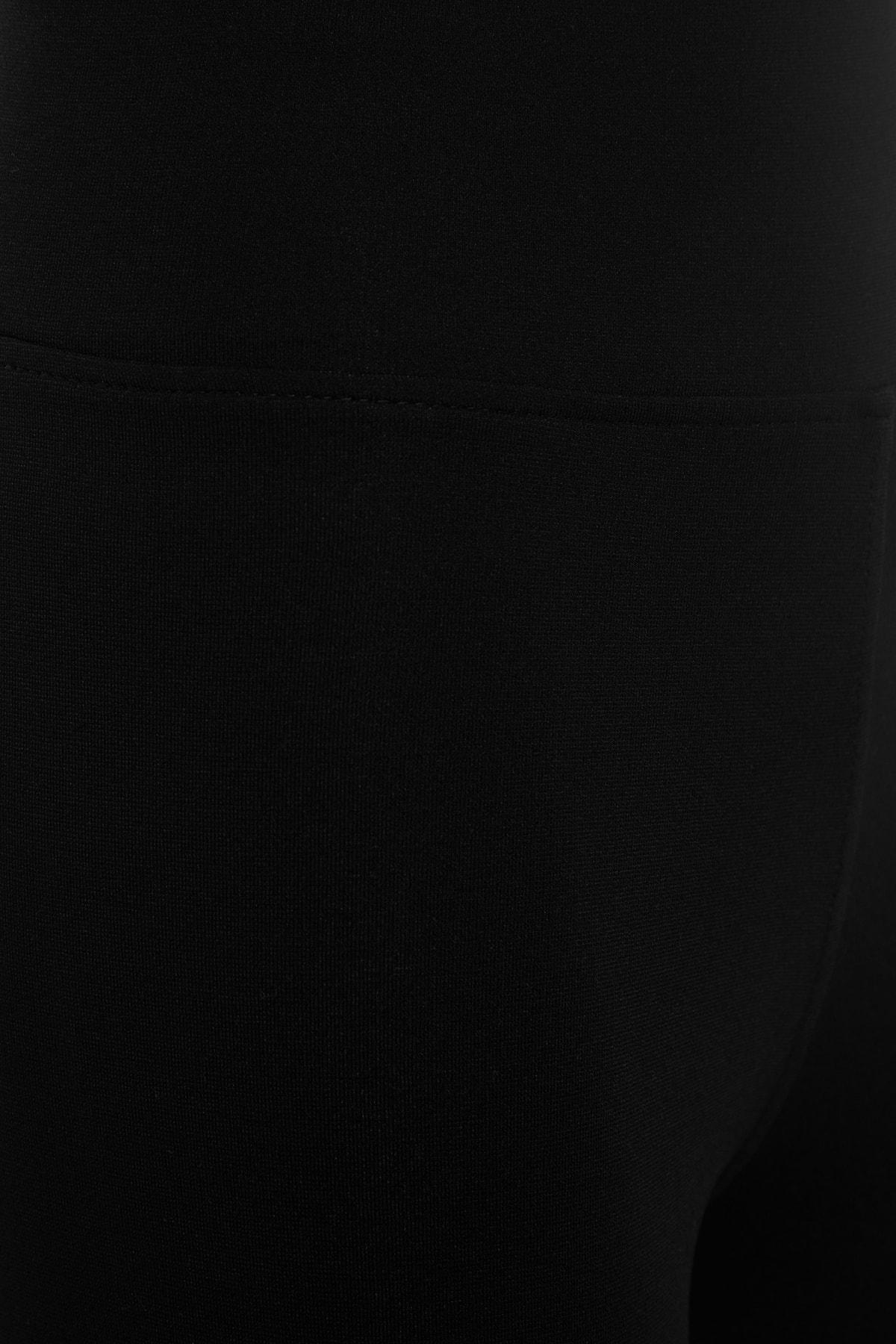 Black High Waist Leggings, , large image number 6