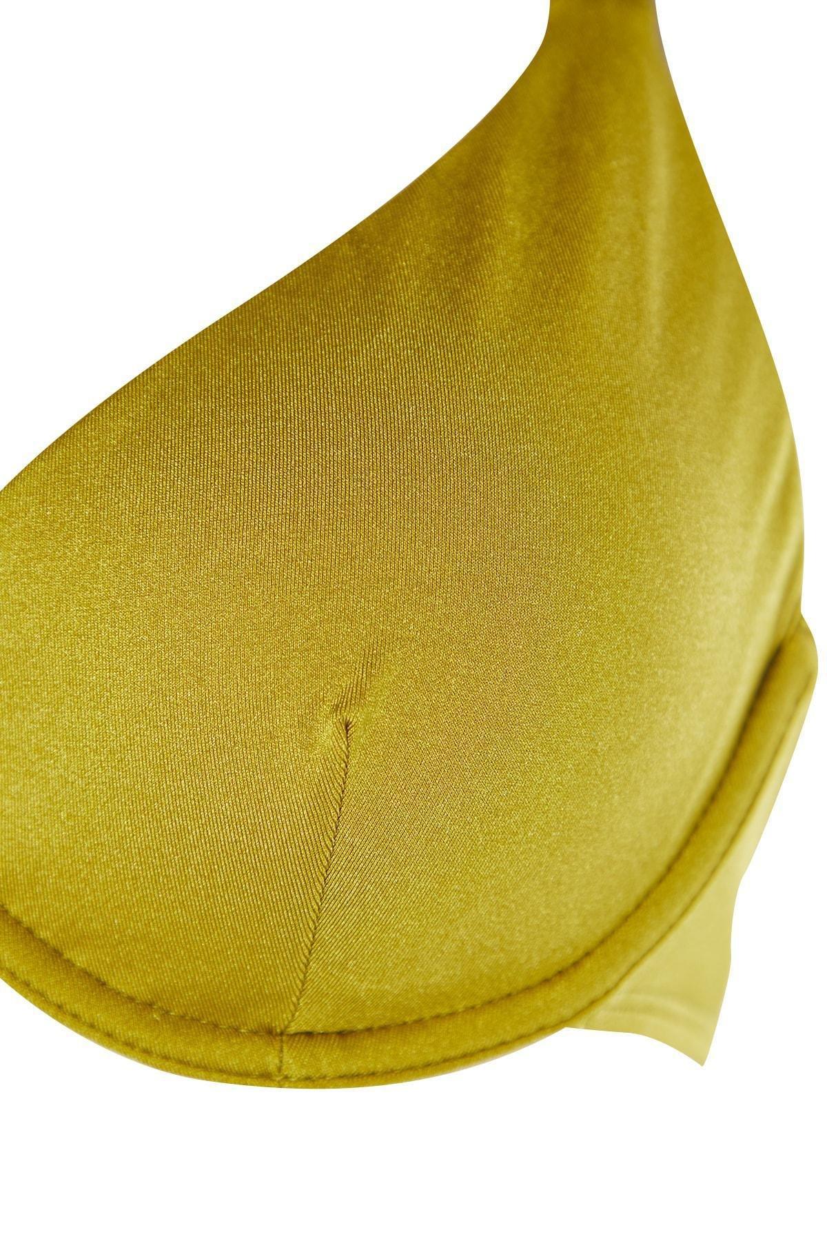 Green Plain Bikini Top, C101_7012, large image number 6