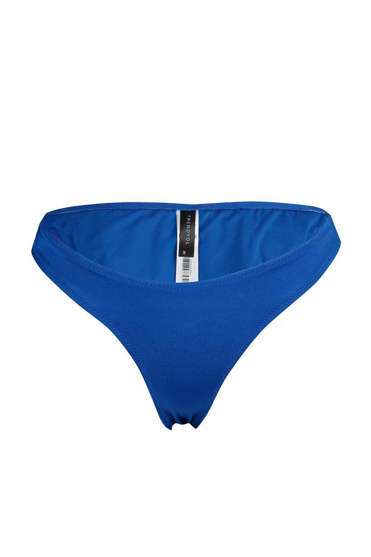 Blue V Cut Bikini Bottoms, , large image number 6