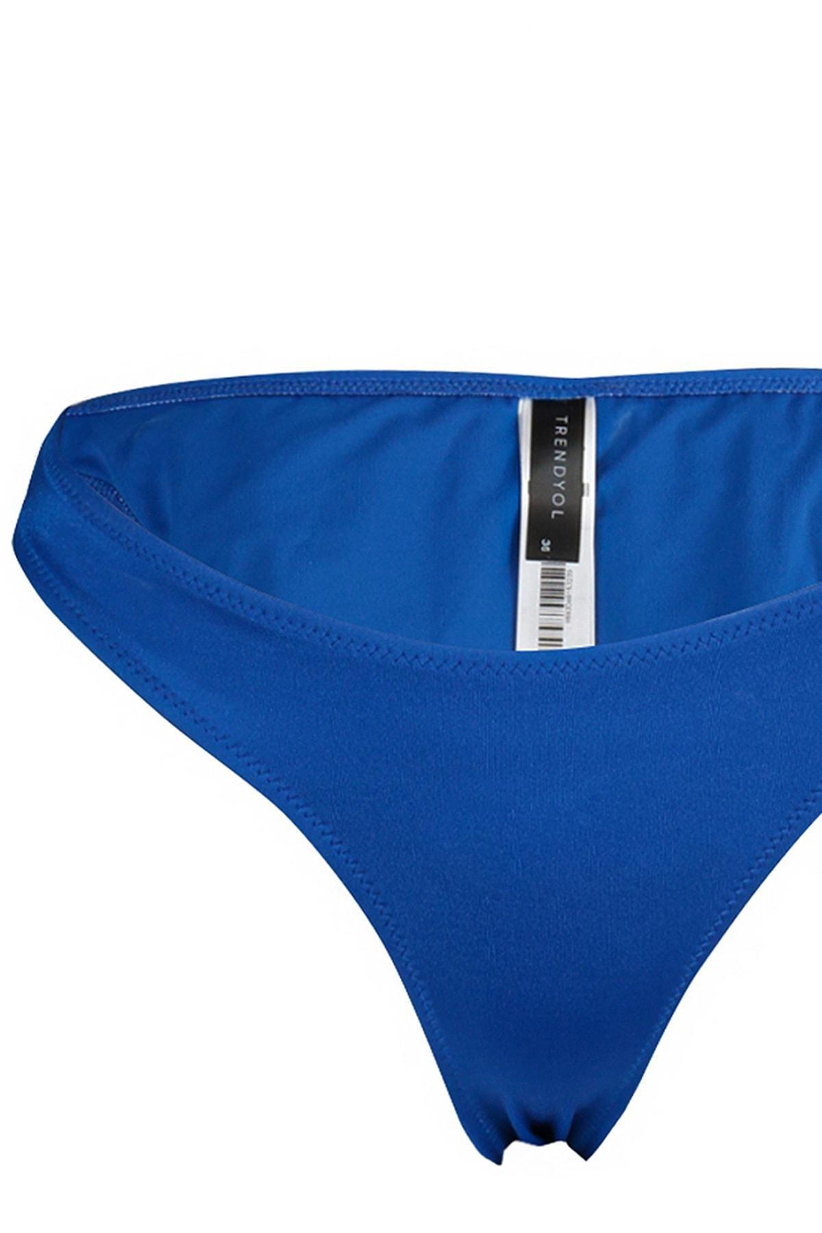 Blue V Cut Bikini Bottoms, , large image number 7