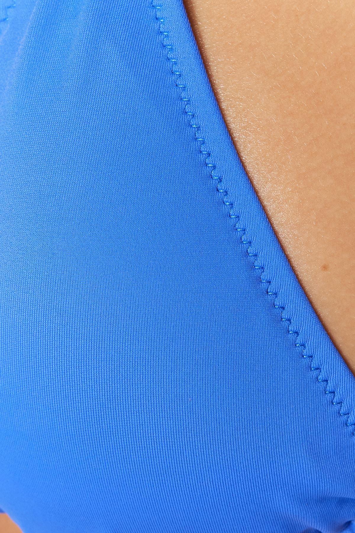 Blue Saks Triangle Bikini Top, , large image number 5