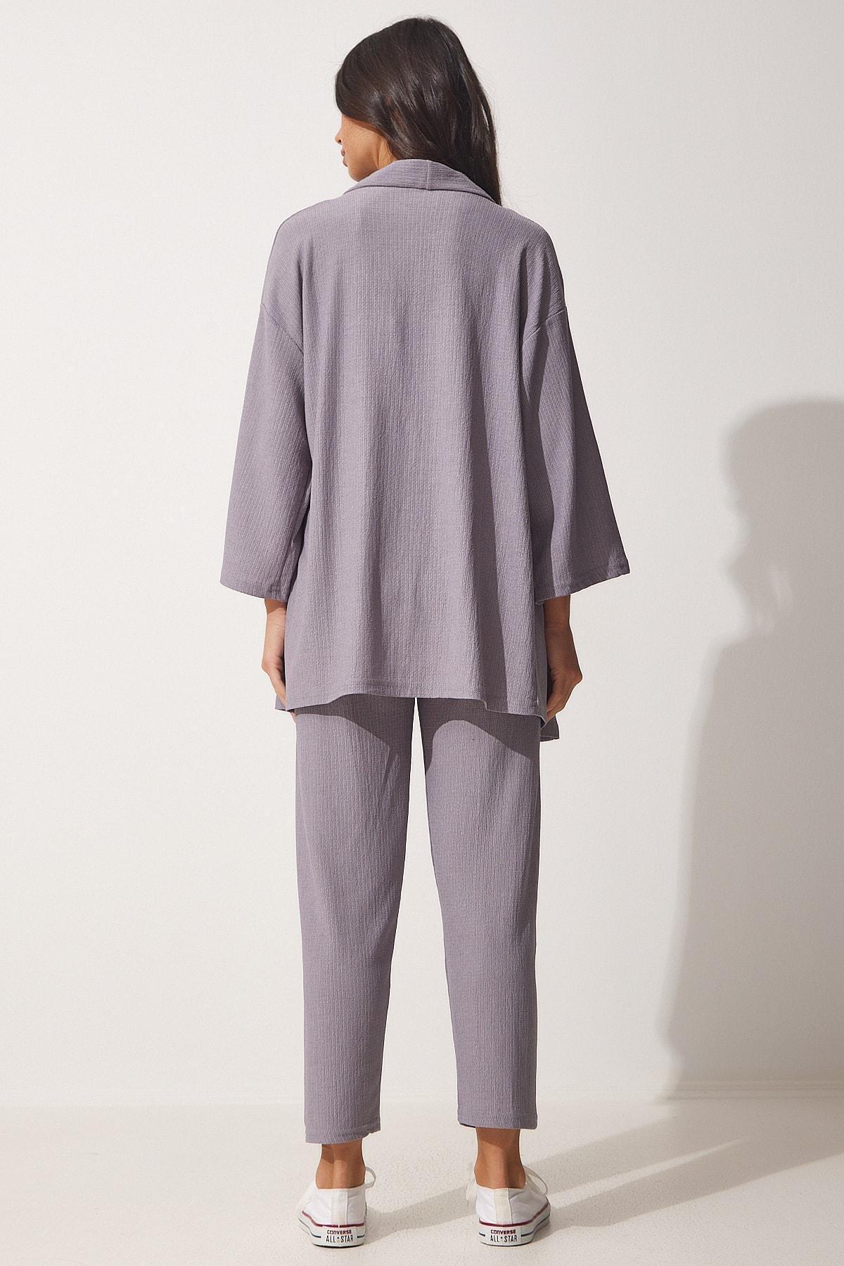Grey Kimono Co-Ord Set, , large image number 4