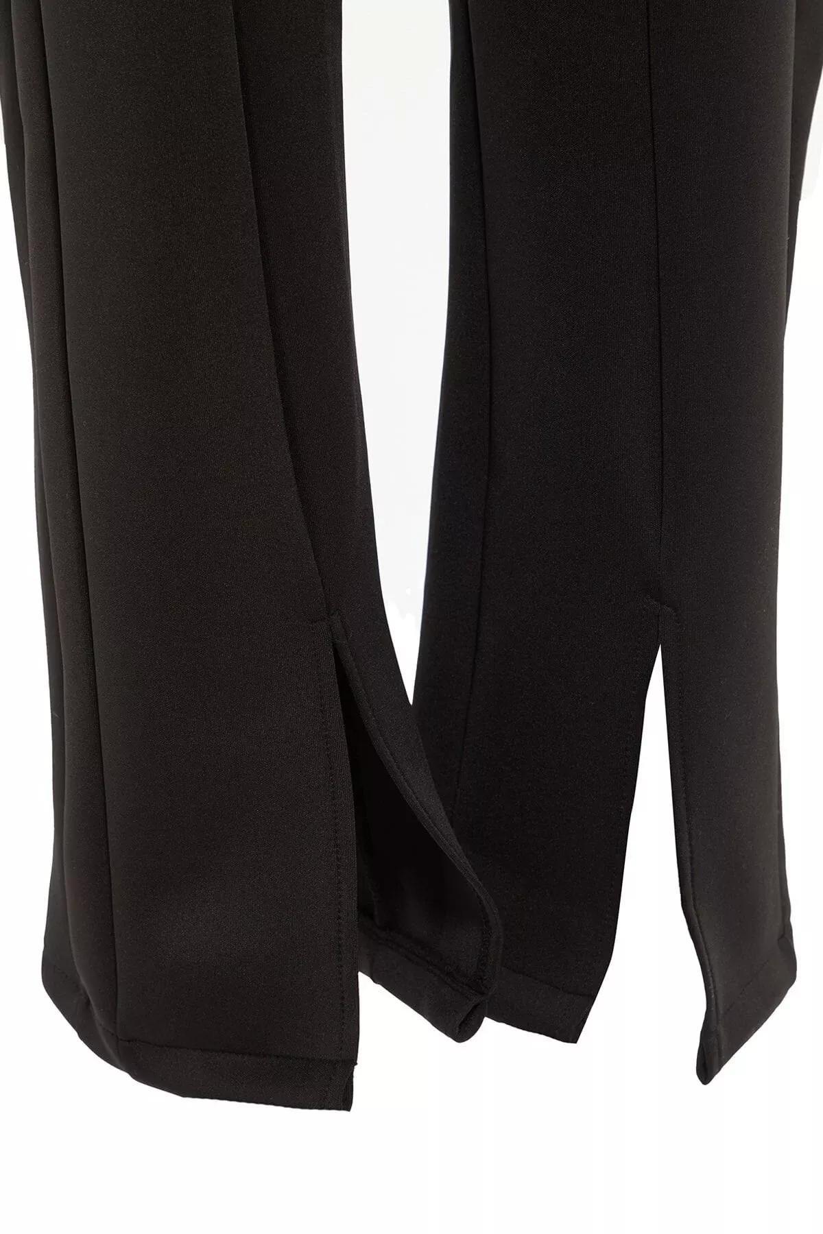 Black Standing Collar Co-Ord Set, Black, large image number 5