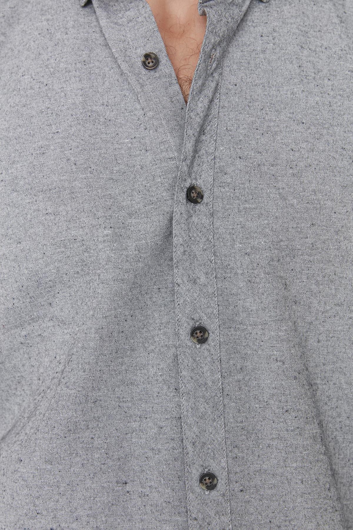 Gray Slim Shirt, , large image number 3