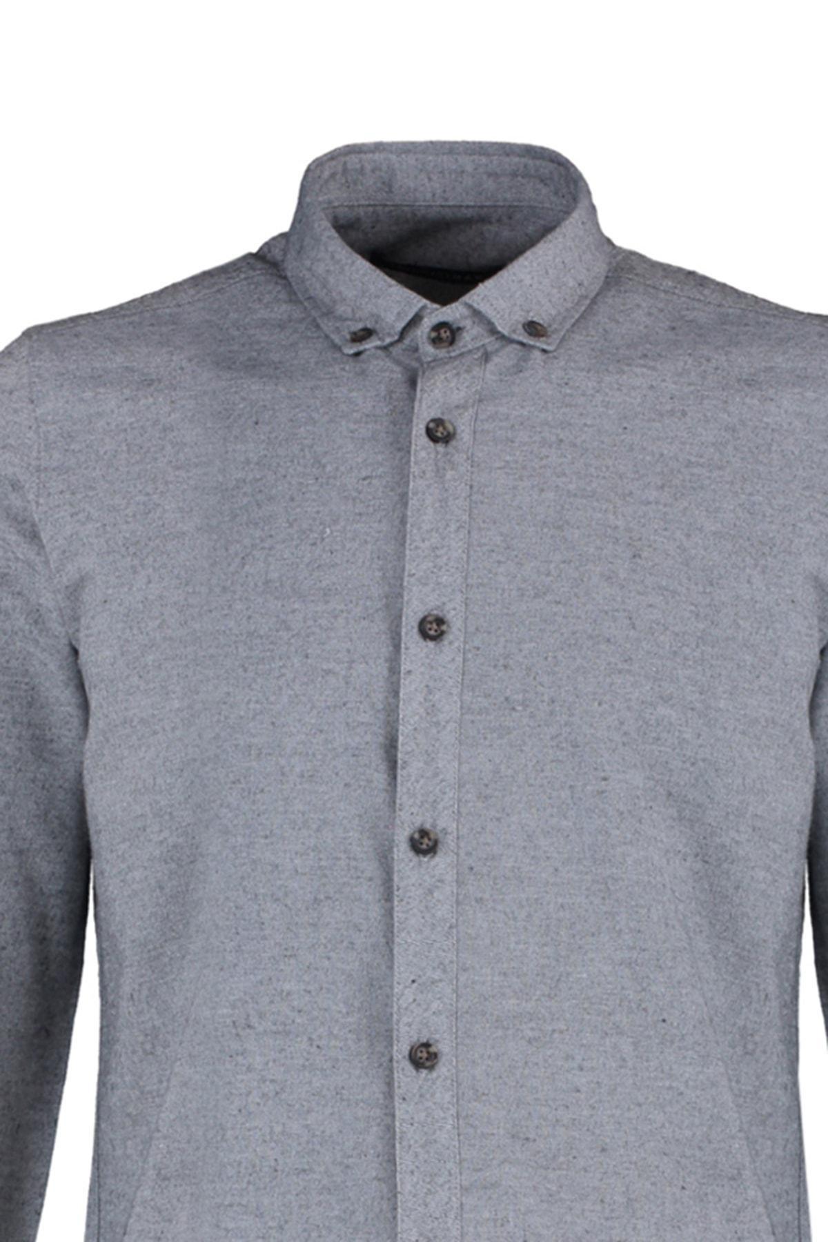 Gray Slim Shirt, , large image number 6