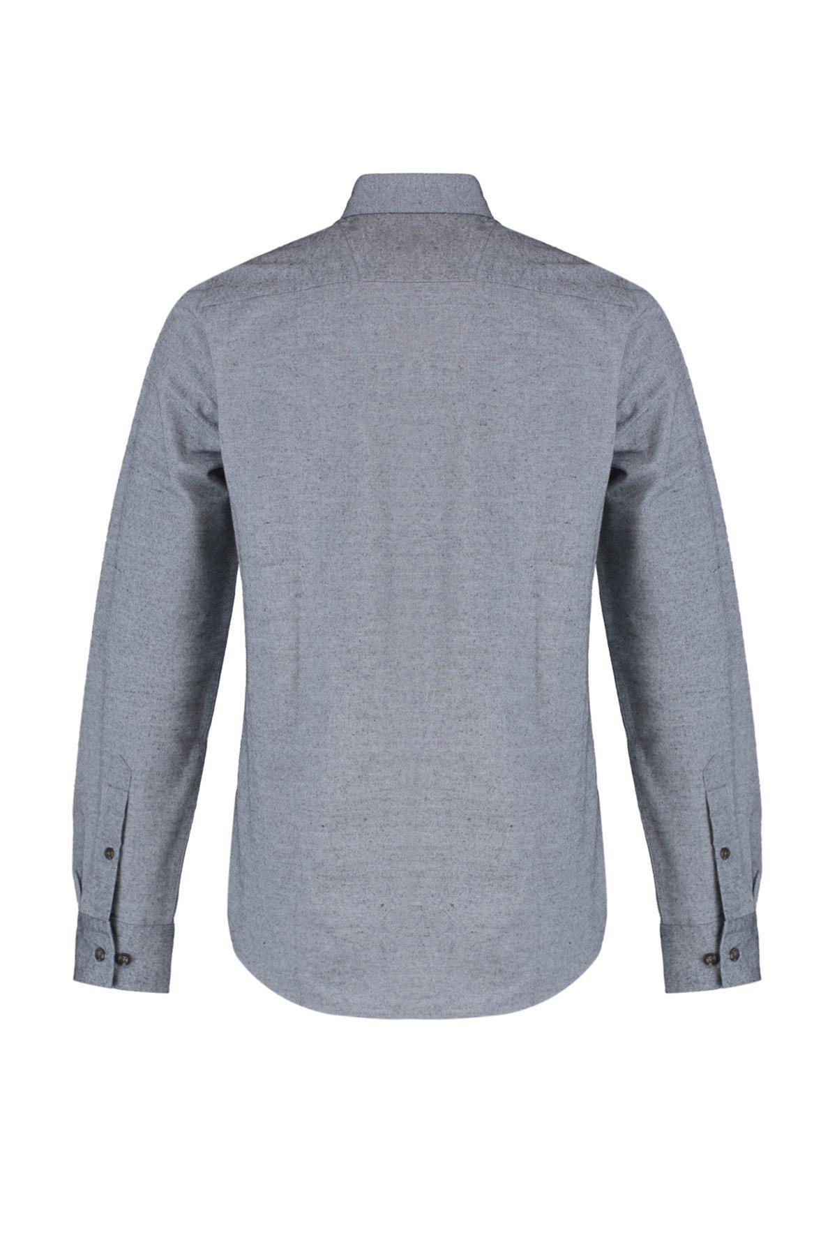 Gray Slim Shirt, , large image number 7