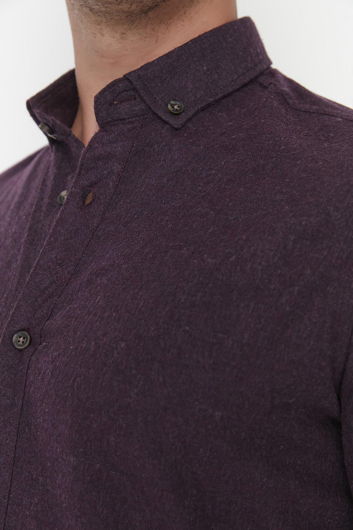 Purple Slim Shirt, Purple, large image number 3