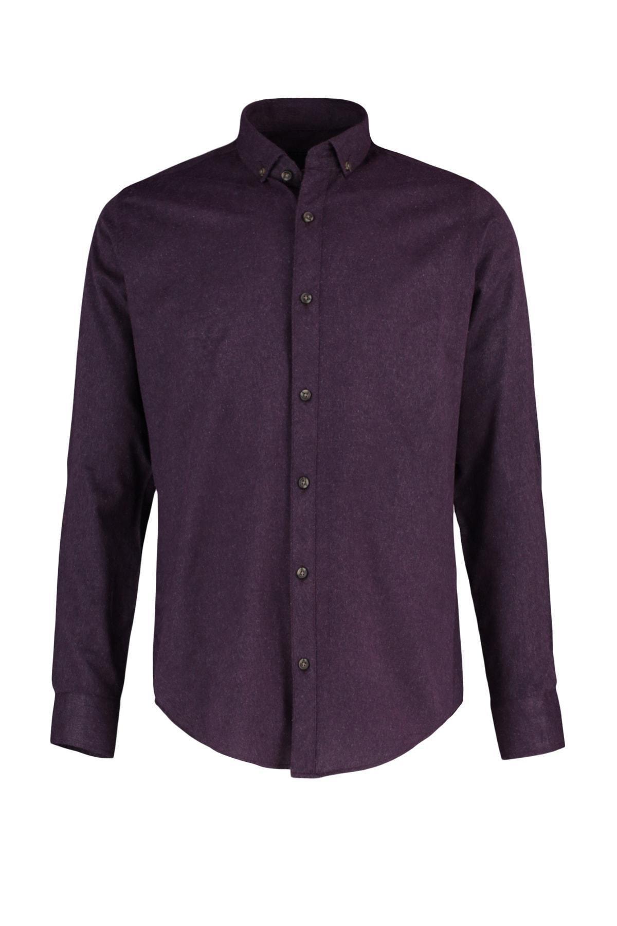 Purple Slim Shirt, Purple, large image number 6