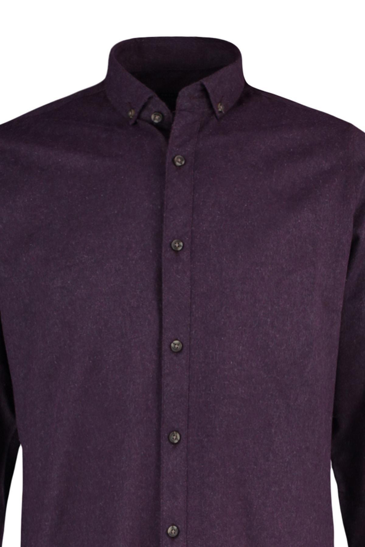 Purple Slim Shirt, Purple, large image number 7