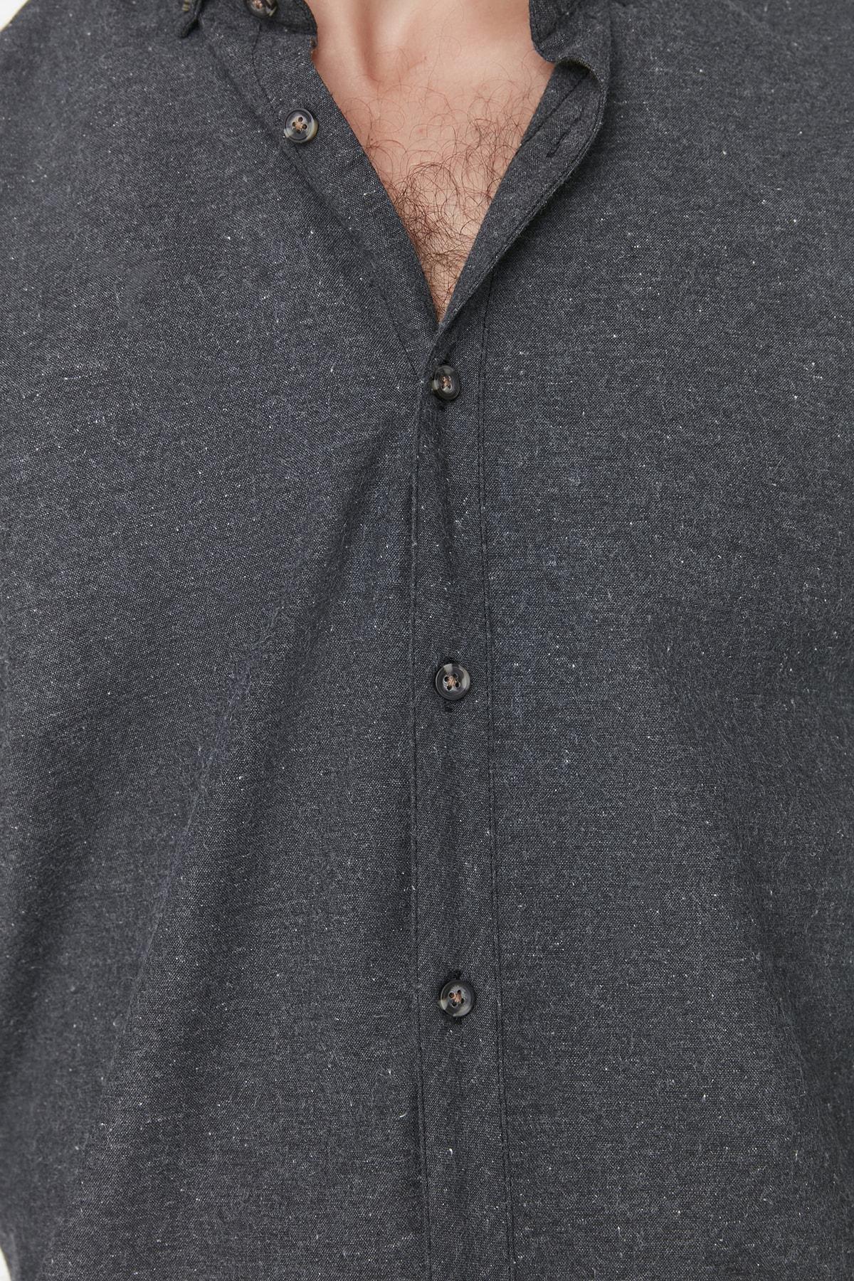 Black Slim Shirt, , large image number 6