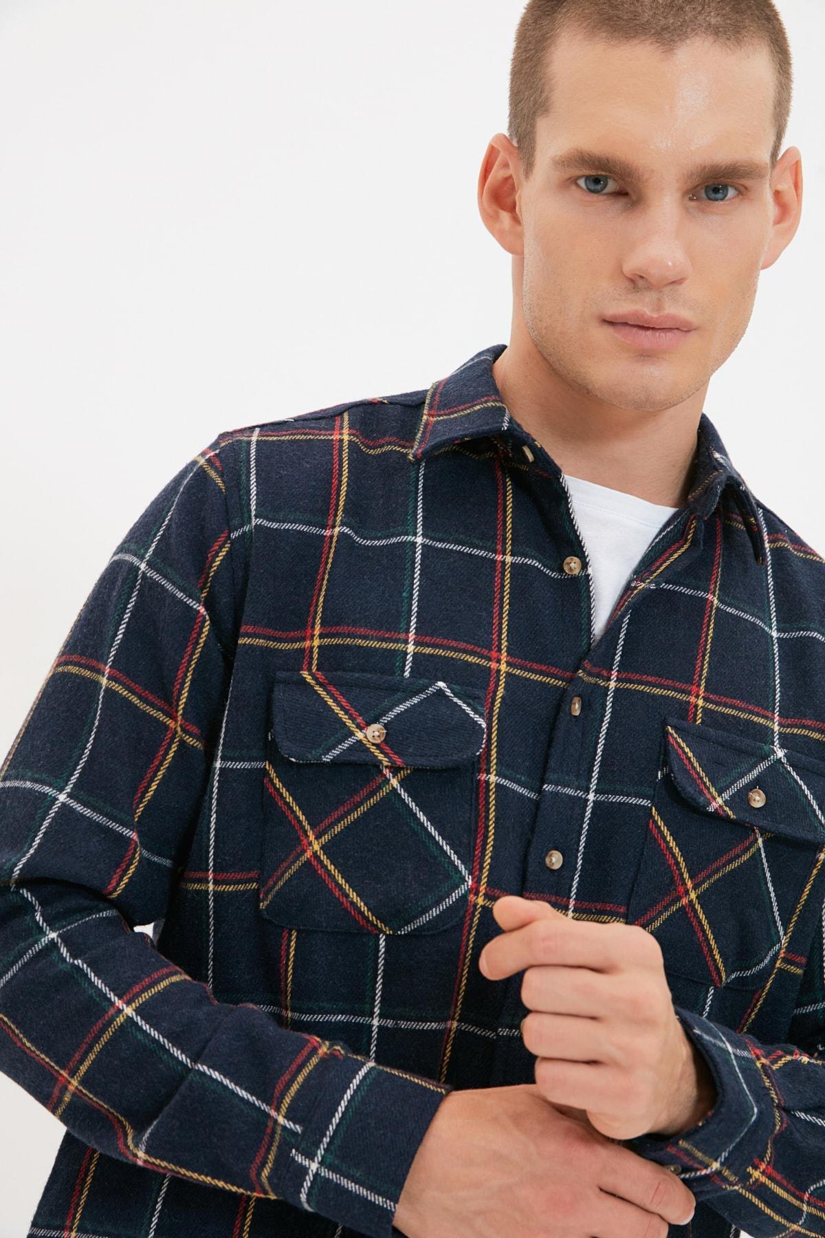 Navy Regular Shirt, , large image number 2