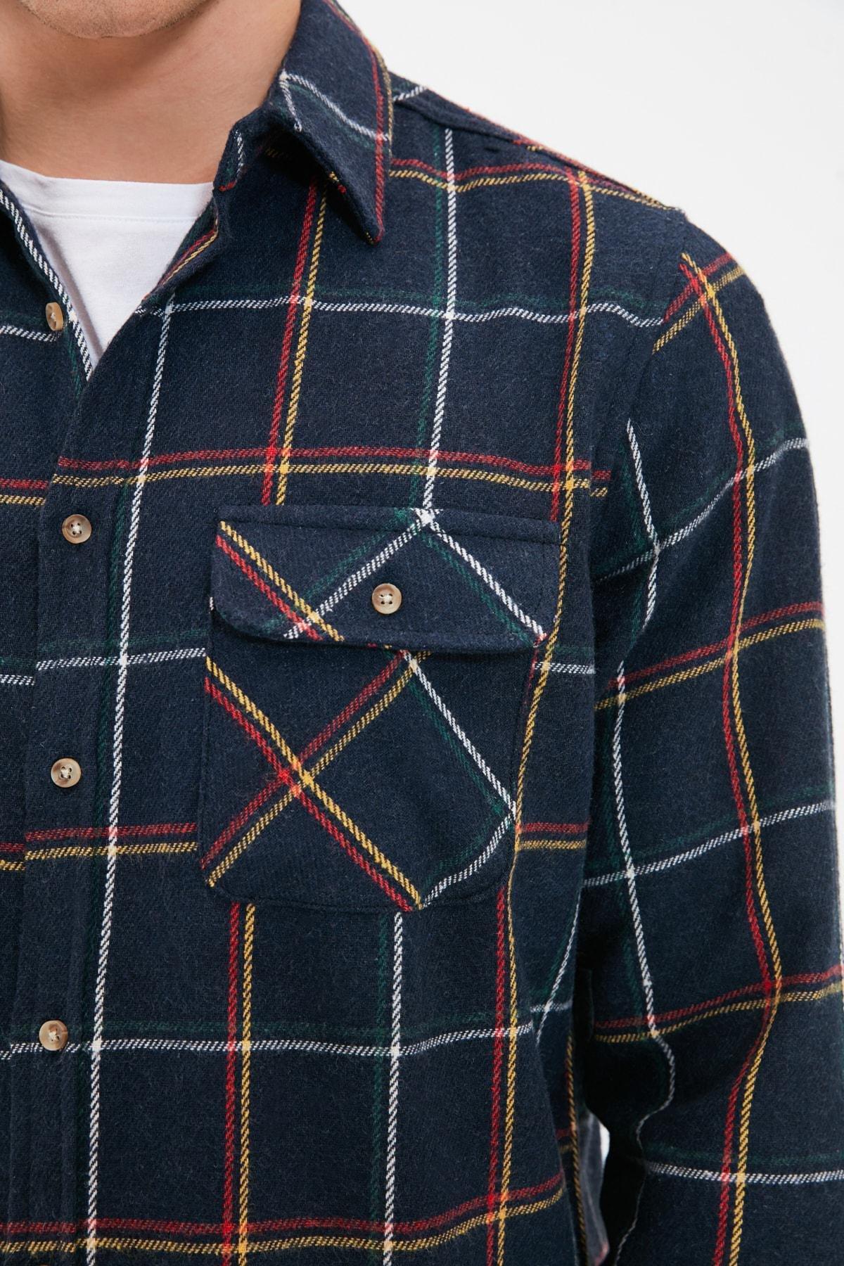 Navy Regular Shirt, , large image number 3