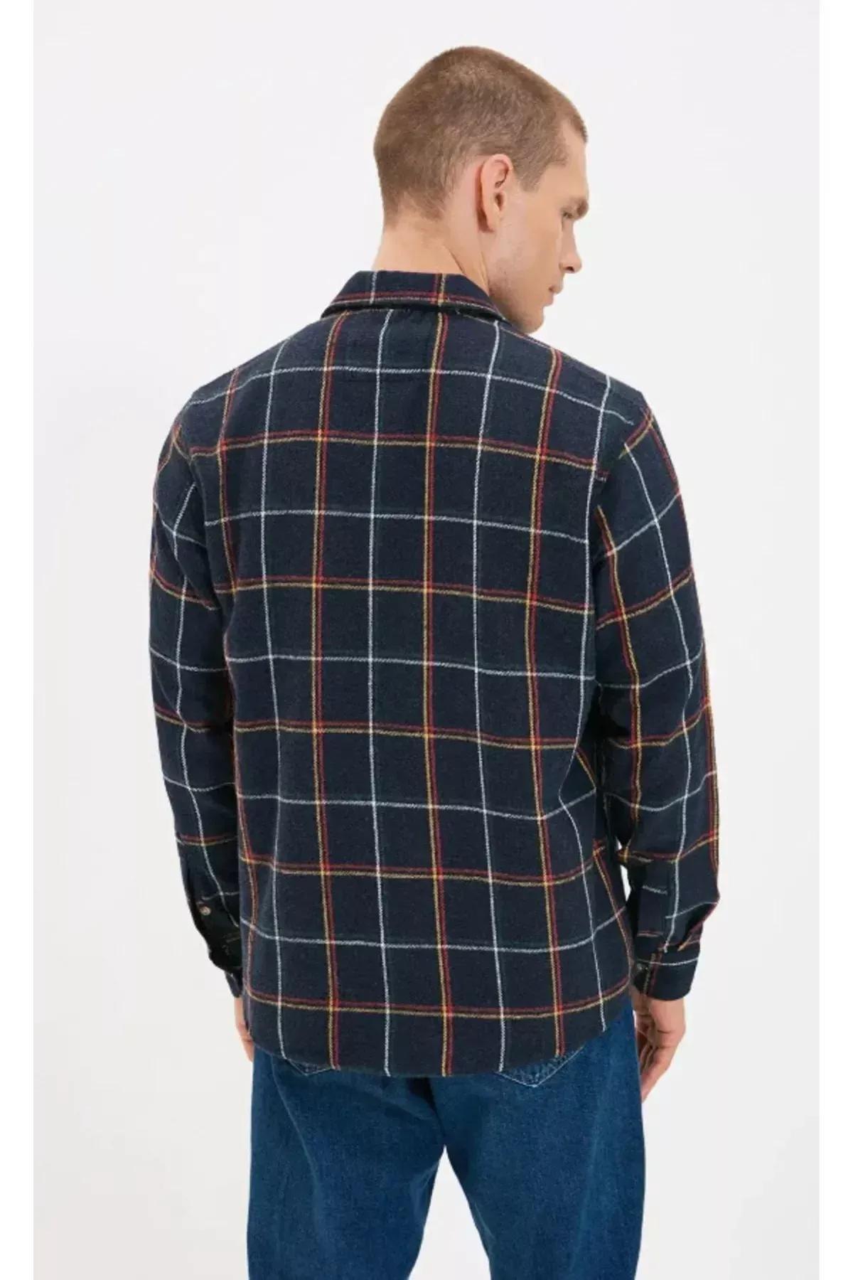 Navy Regular Shirt, Dark blue, large image number 5