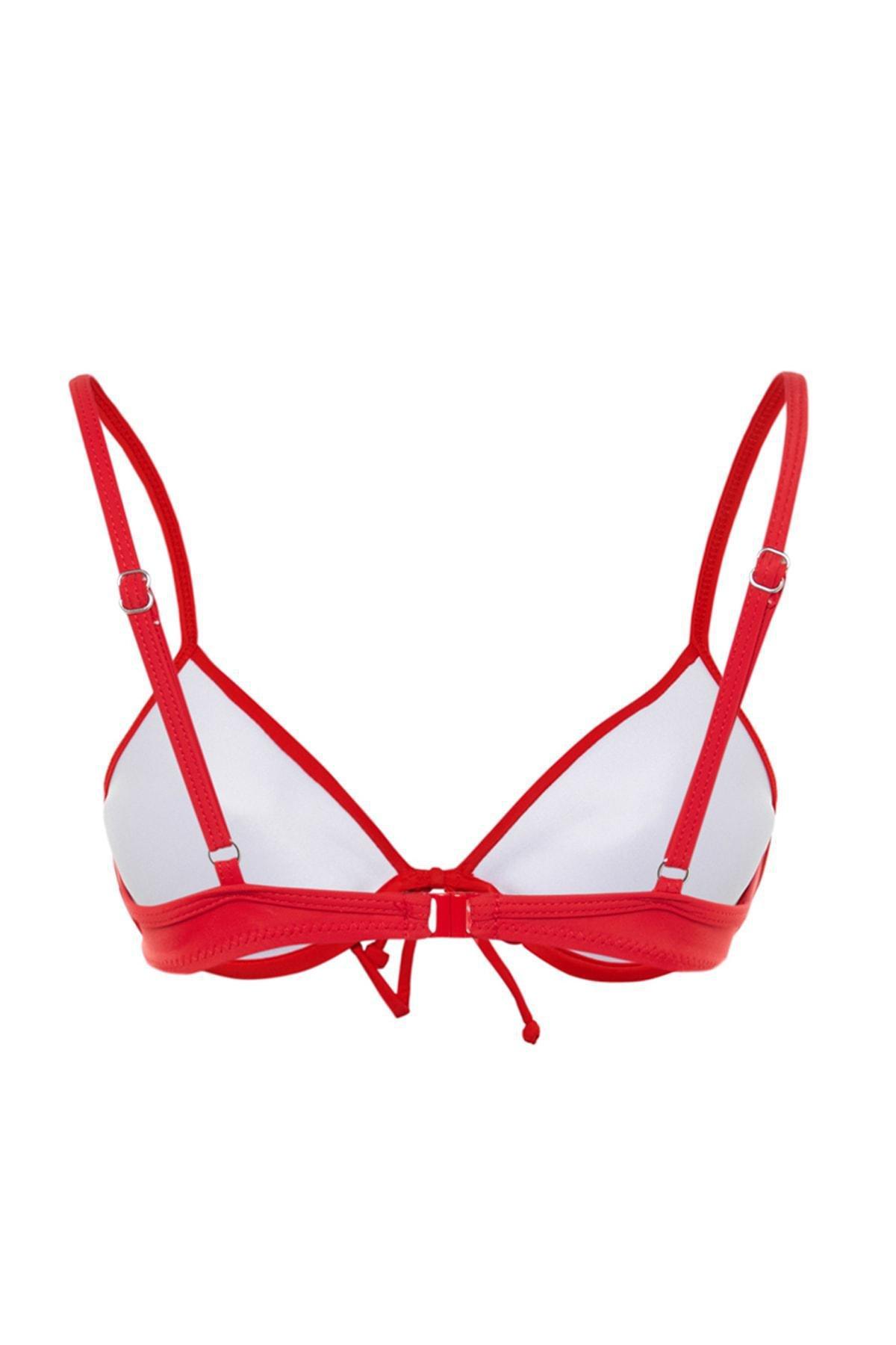 Red Balconette Bikini Top, , large image number 8