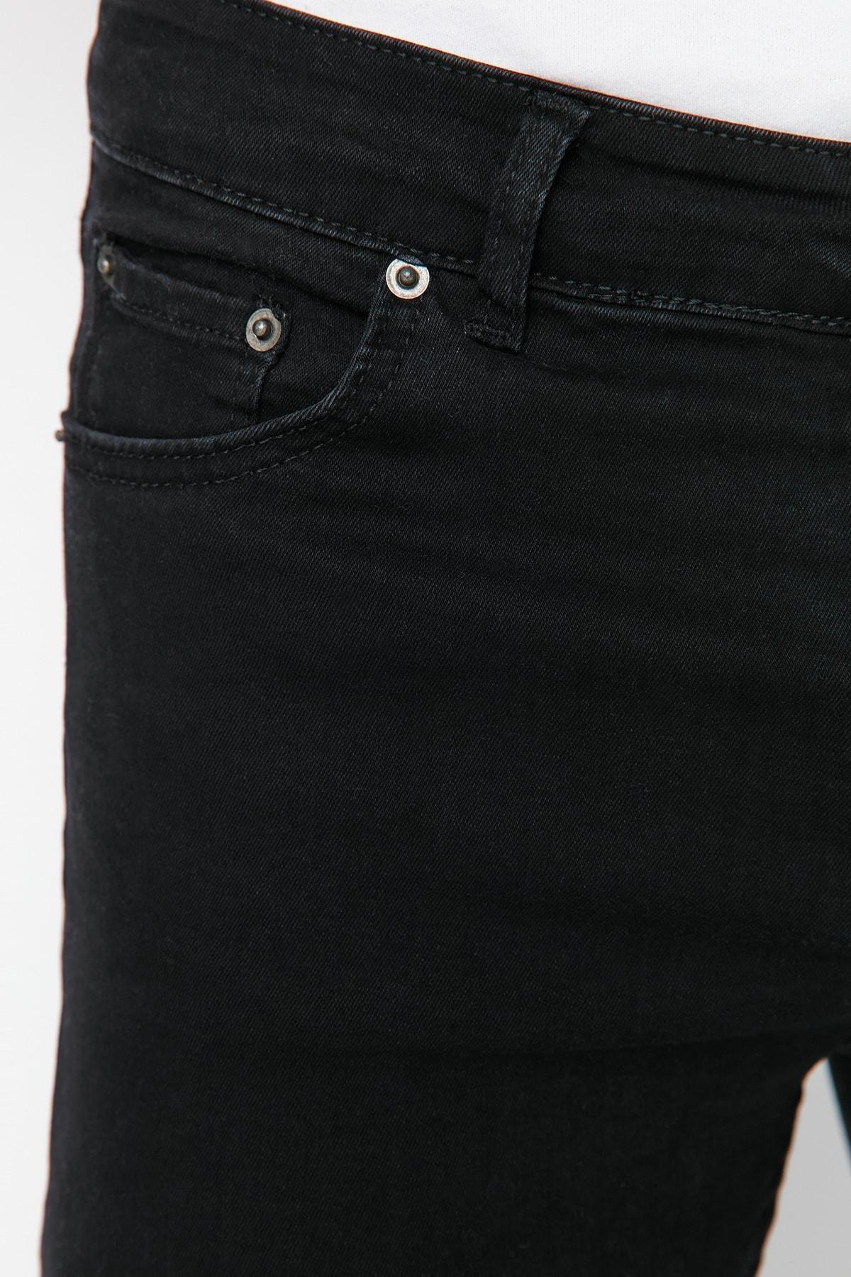 Trendyol - Black Skinny Mid Waist Jeans