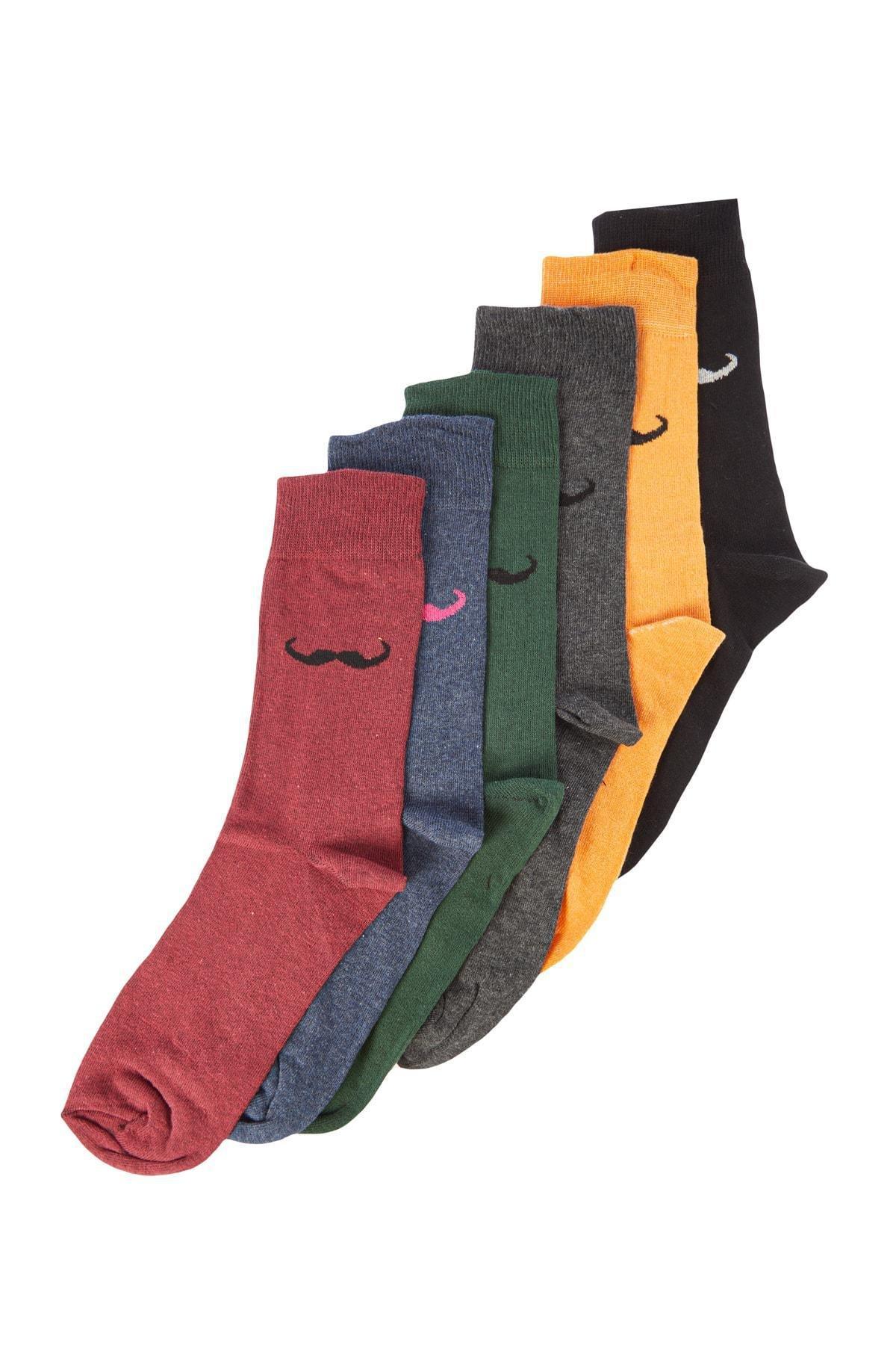 Multicolour Socks, Set Of 7, Multicolor, large image number 2