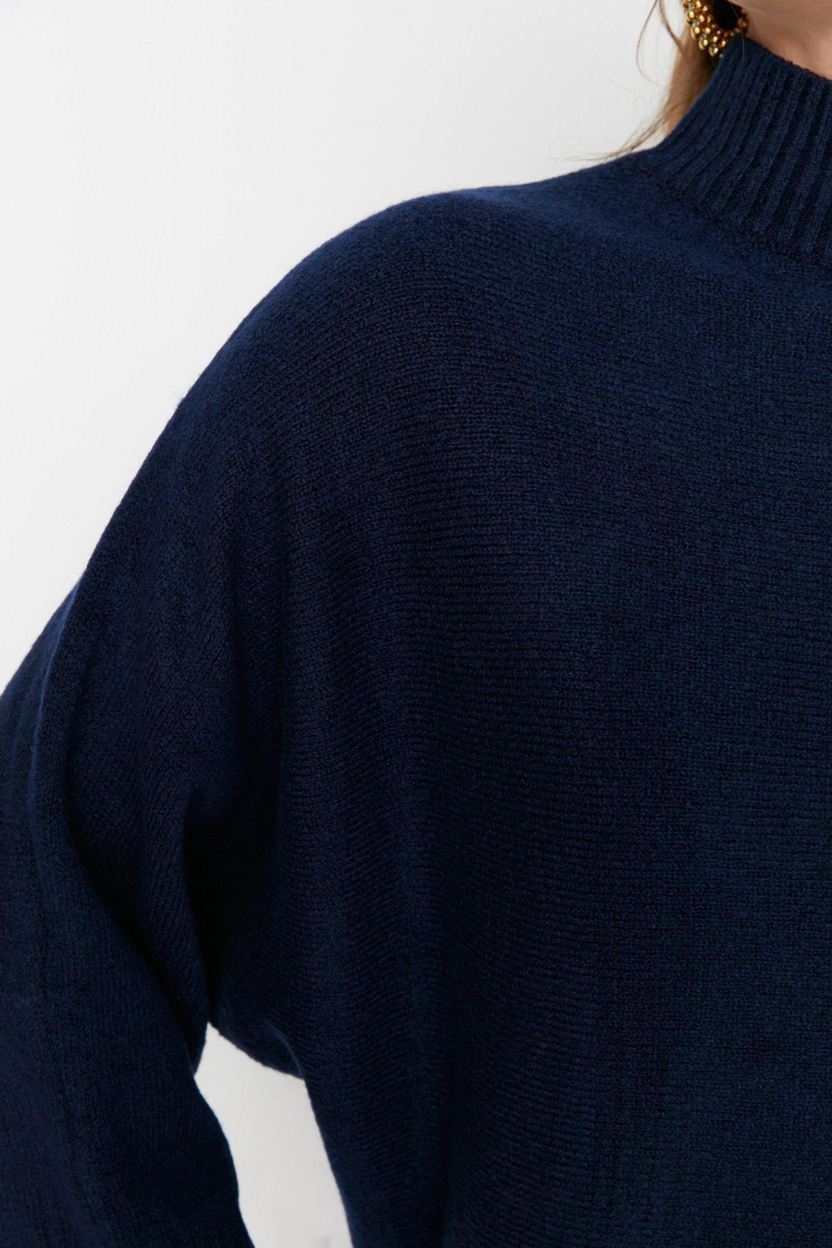 Navy Regular Sweater, Dark blue, large image number 3