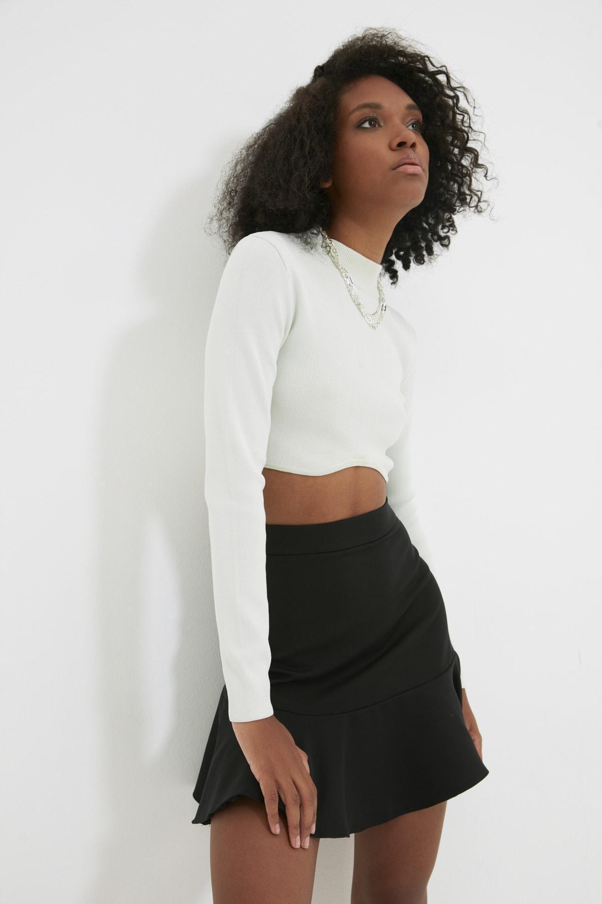 Black Mini Skirt, C101_7009, large image number 0