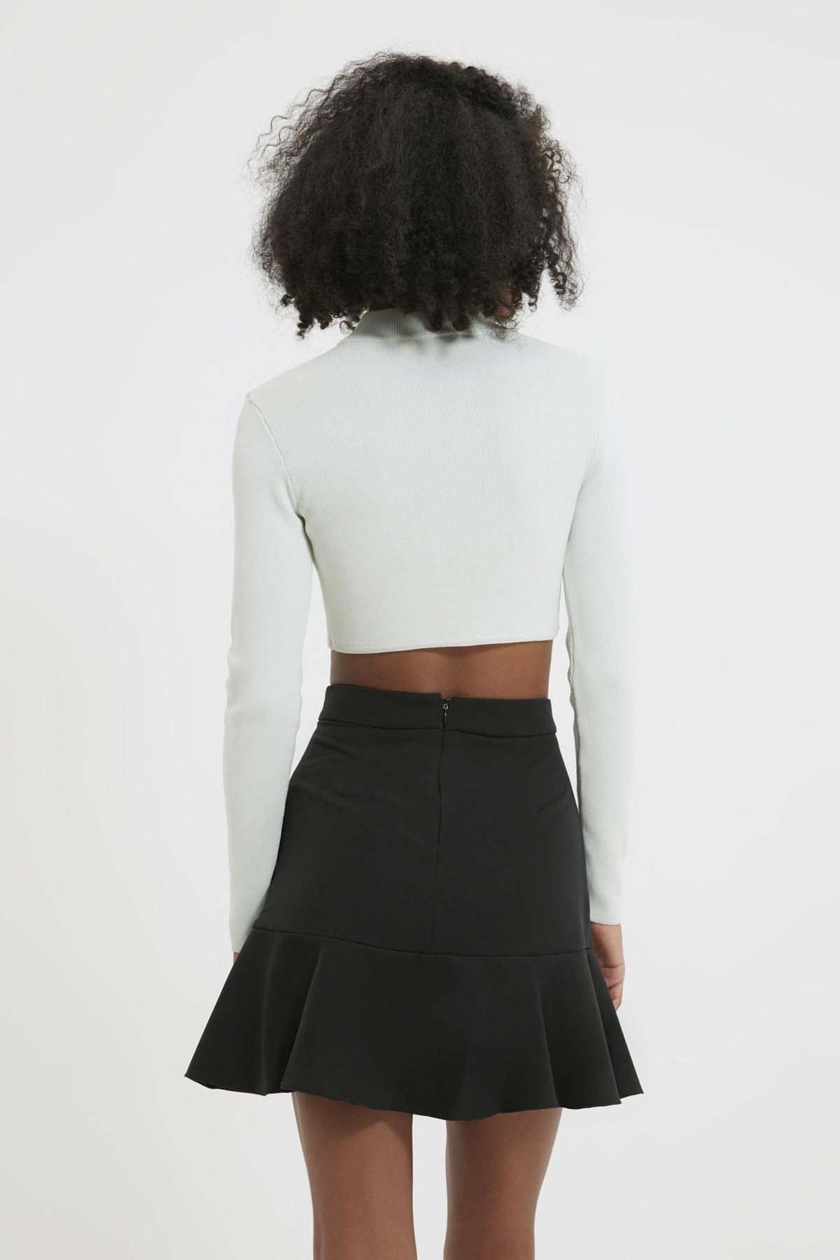 Black Mini Skirt, C101_7009, large image number 3