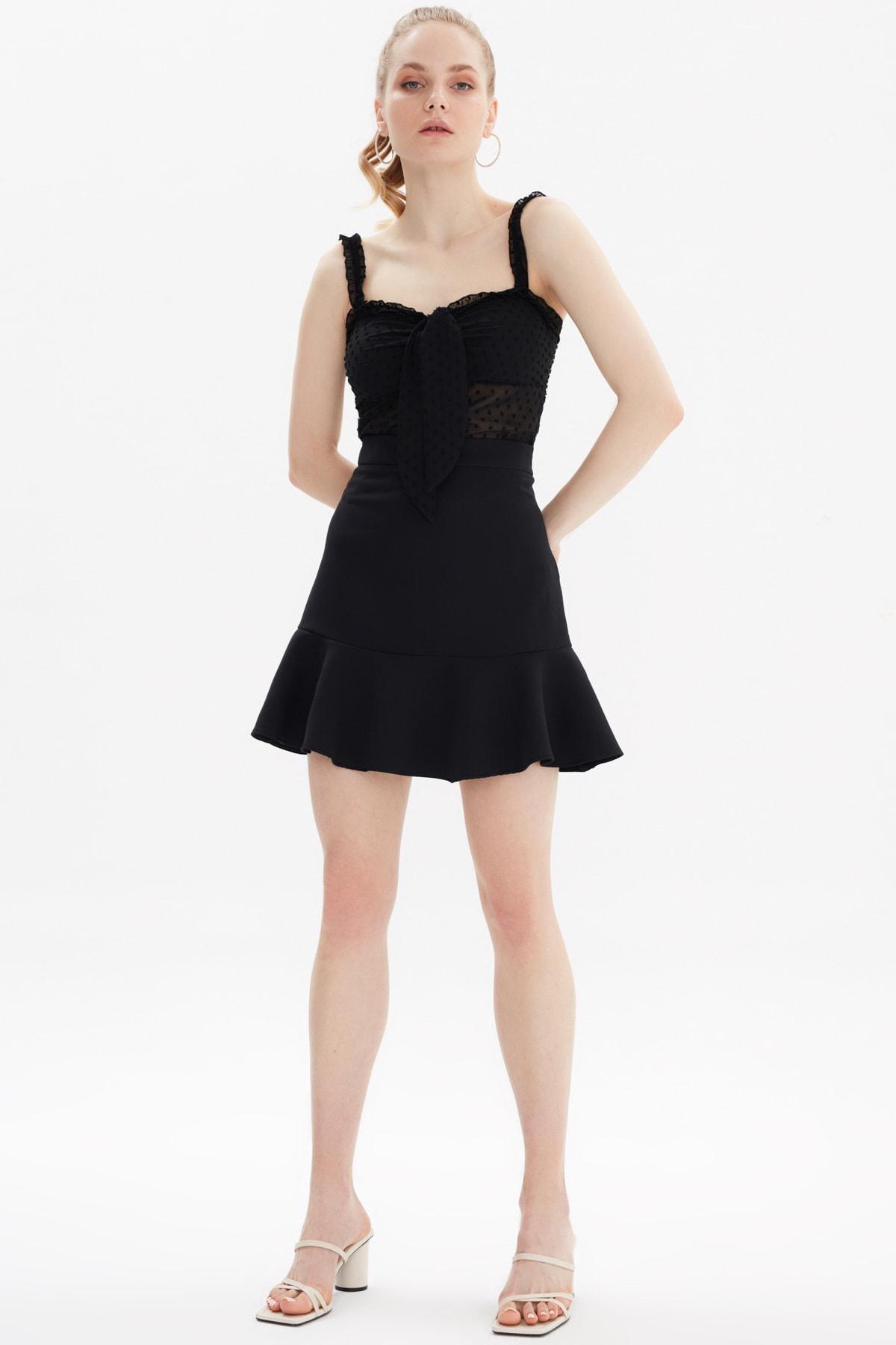 Black Mini Skirt, C101_7009, large image number 7