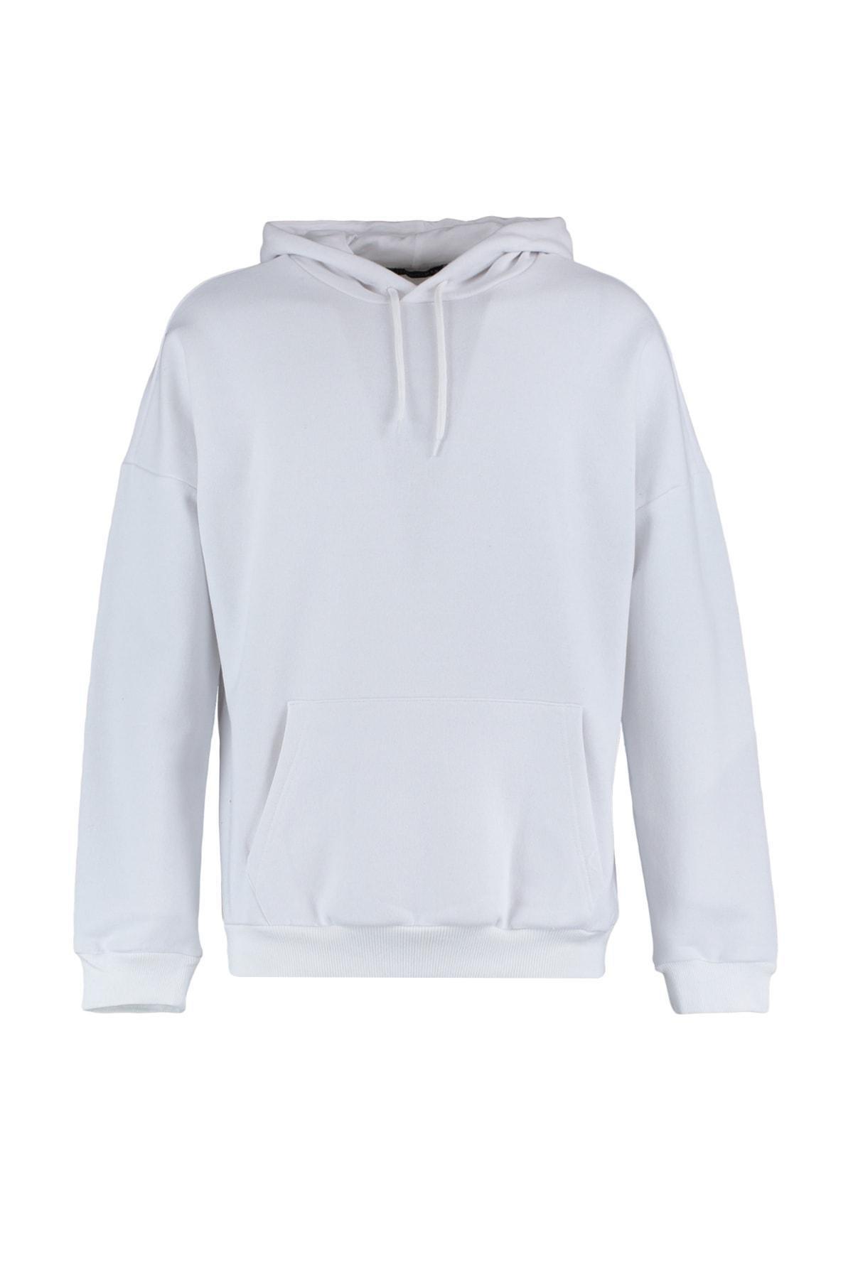White Hooded Sweatshirt, , large image number 5