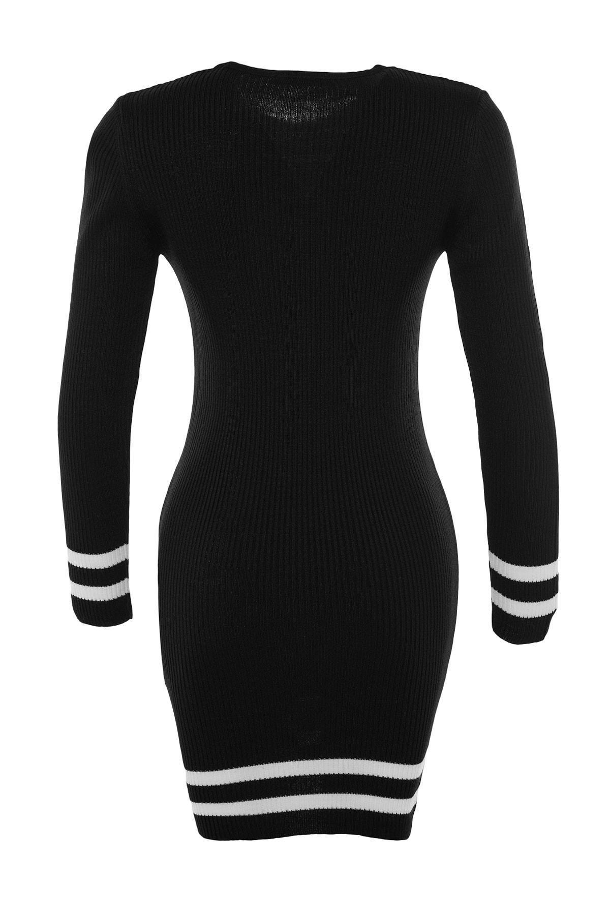 Black Pullover Mini Dress, , large image number 7