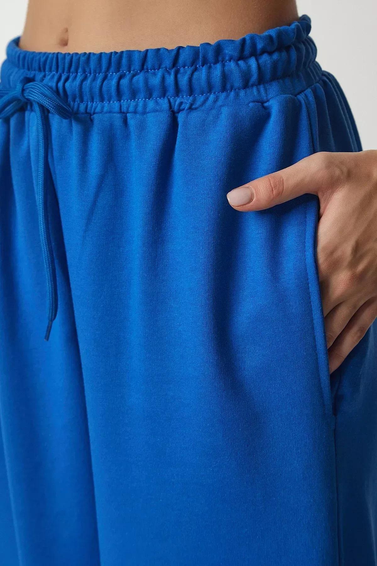 Blue Jogger Sweatpants, Blue, large image number 4