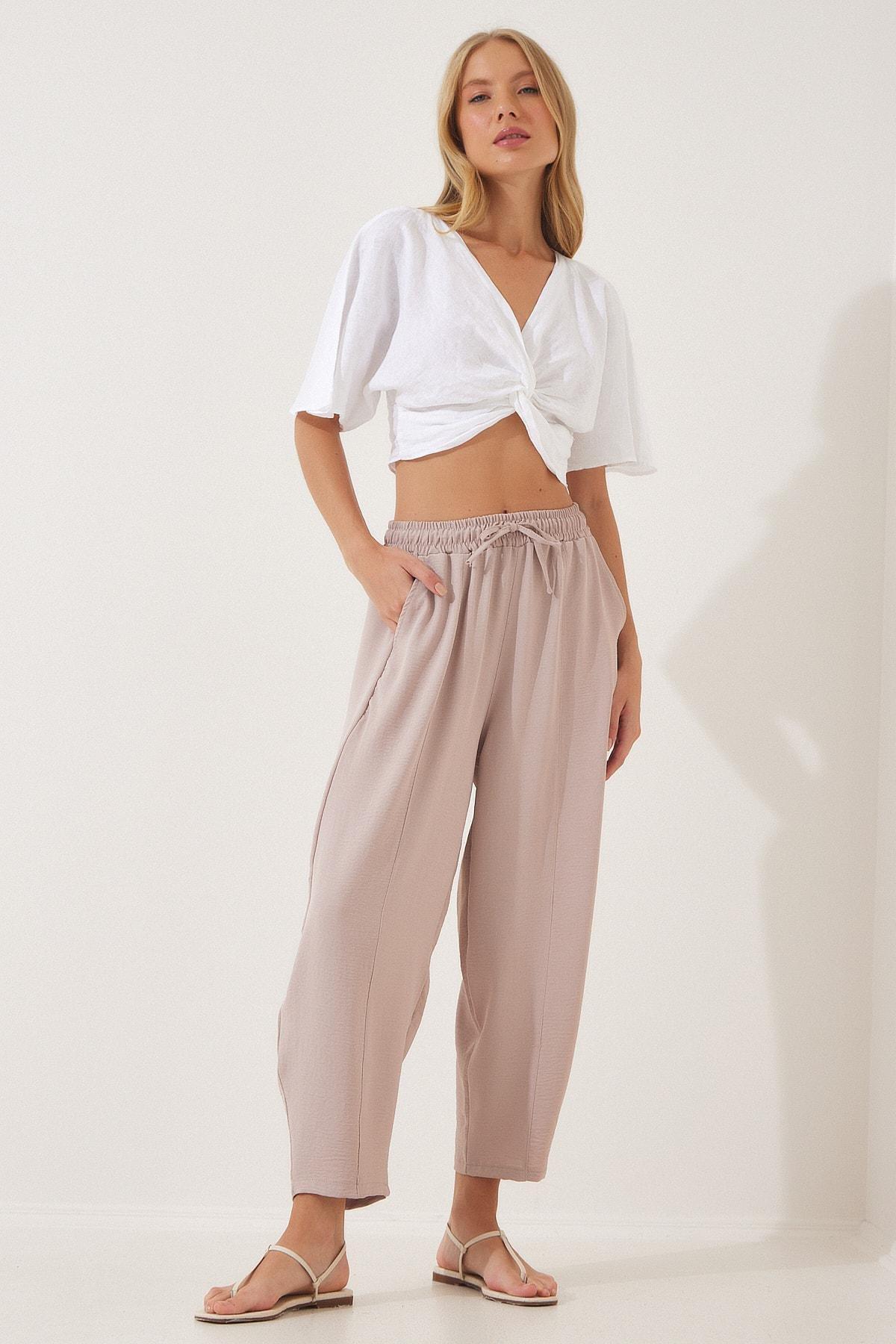 Cream Ayrobin Shalwar Trousers, , medium