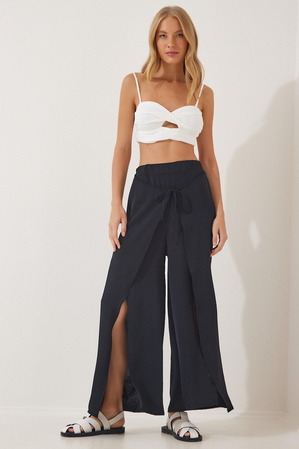 Black Skirt Look Shalwar Pants, , large image number 2