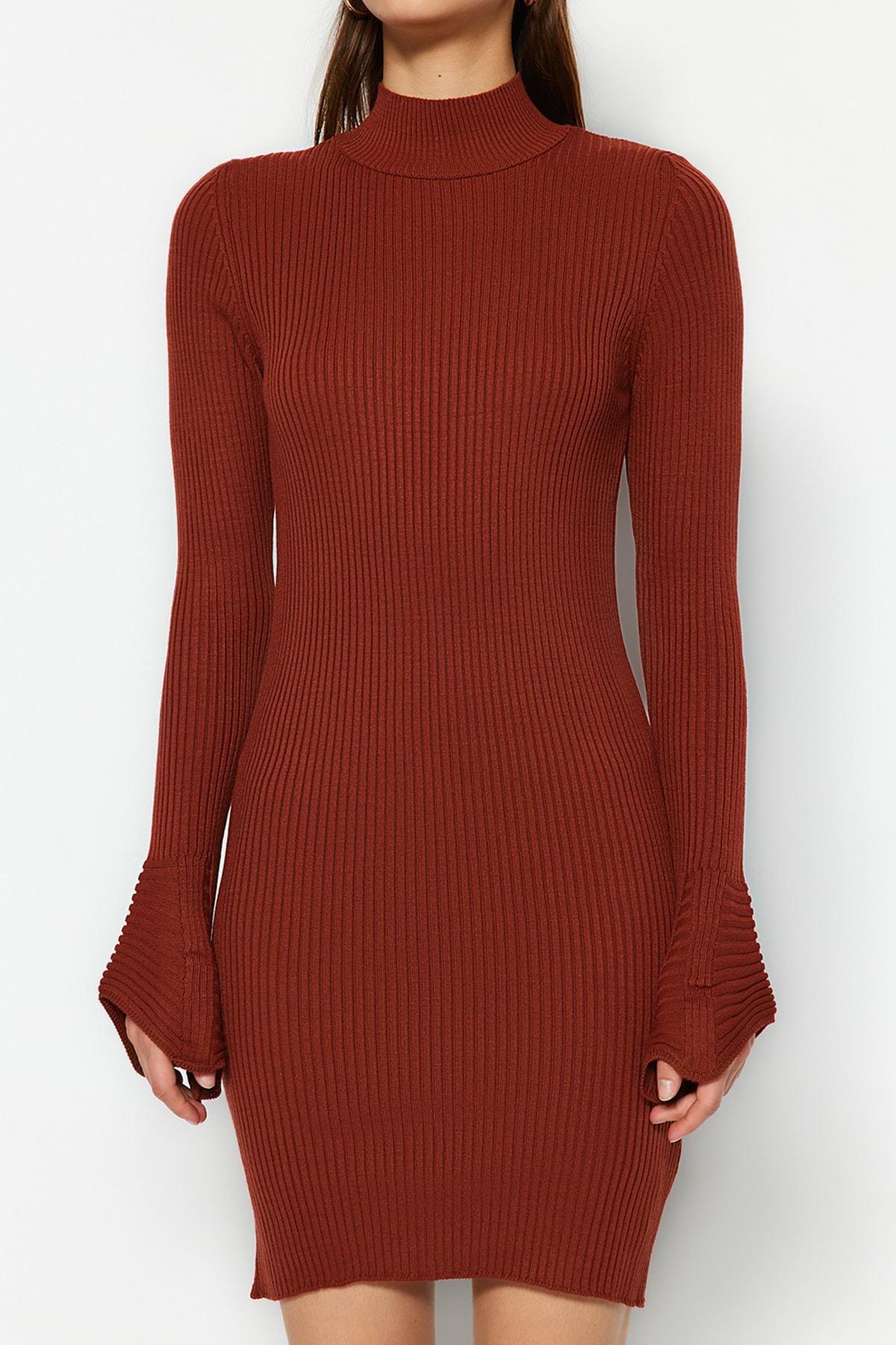 Orange Bodycon Dress, Orange, large image number 3