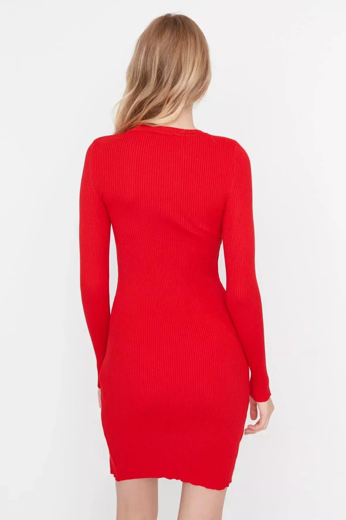 Red Bodycon Dress, , large image number 4