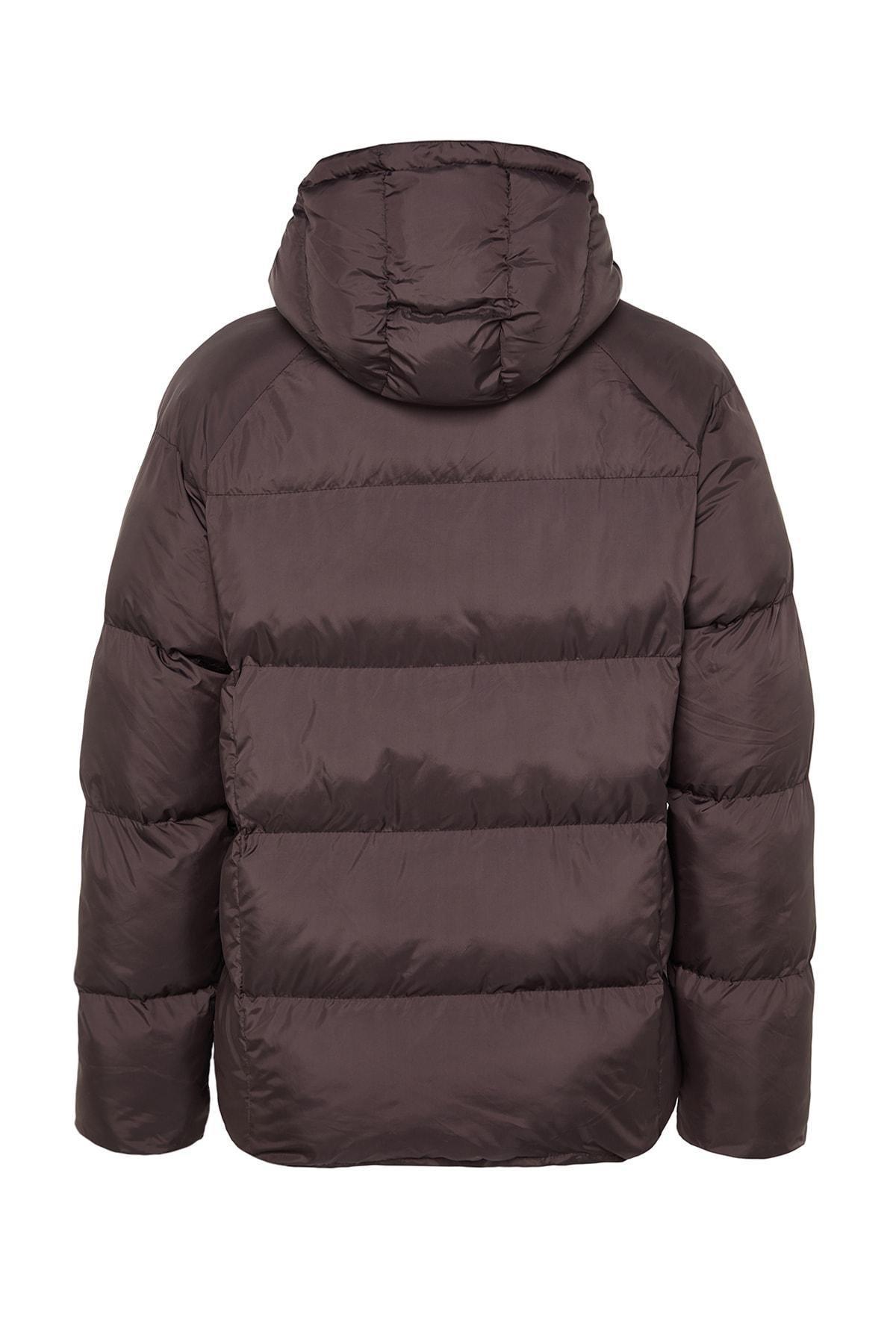 Brown Puffer Winter Jacket, , large image number 0