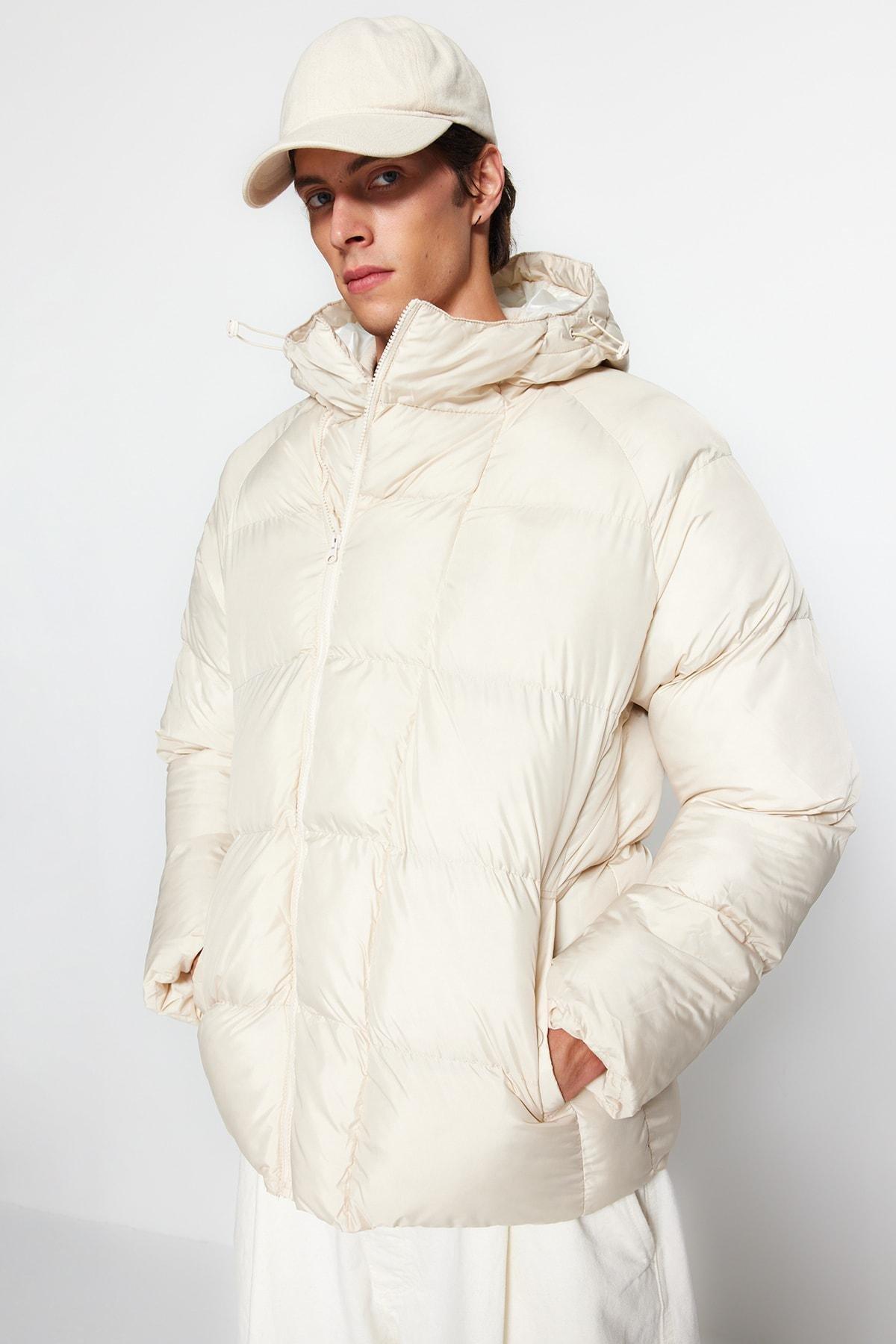 White Puffer Jacket, , medium