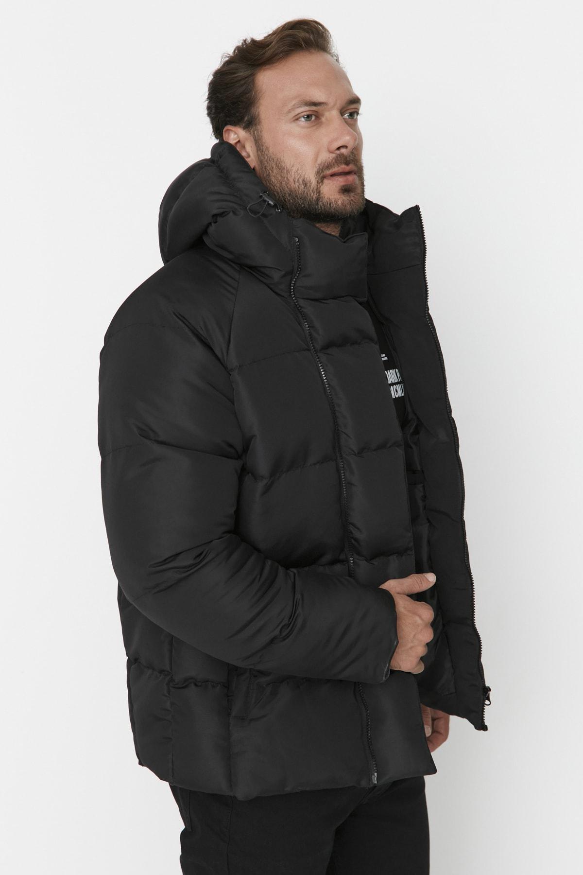 Khaki Basic Winter Jacket, , large image number 1