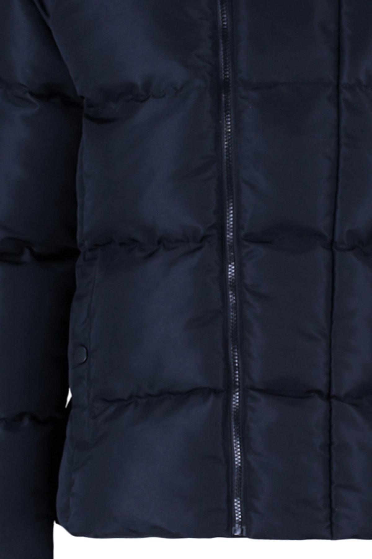 Khaki Basic Winter Jacket, , large image number 7