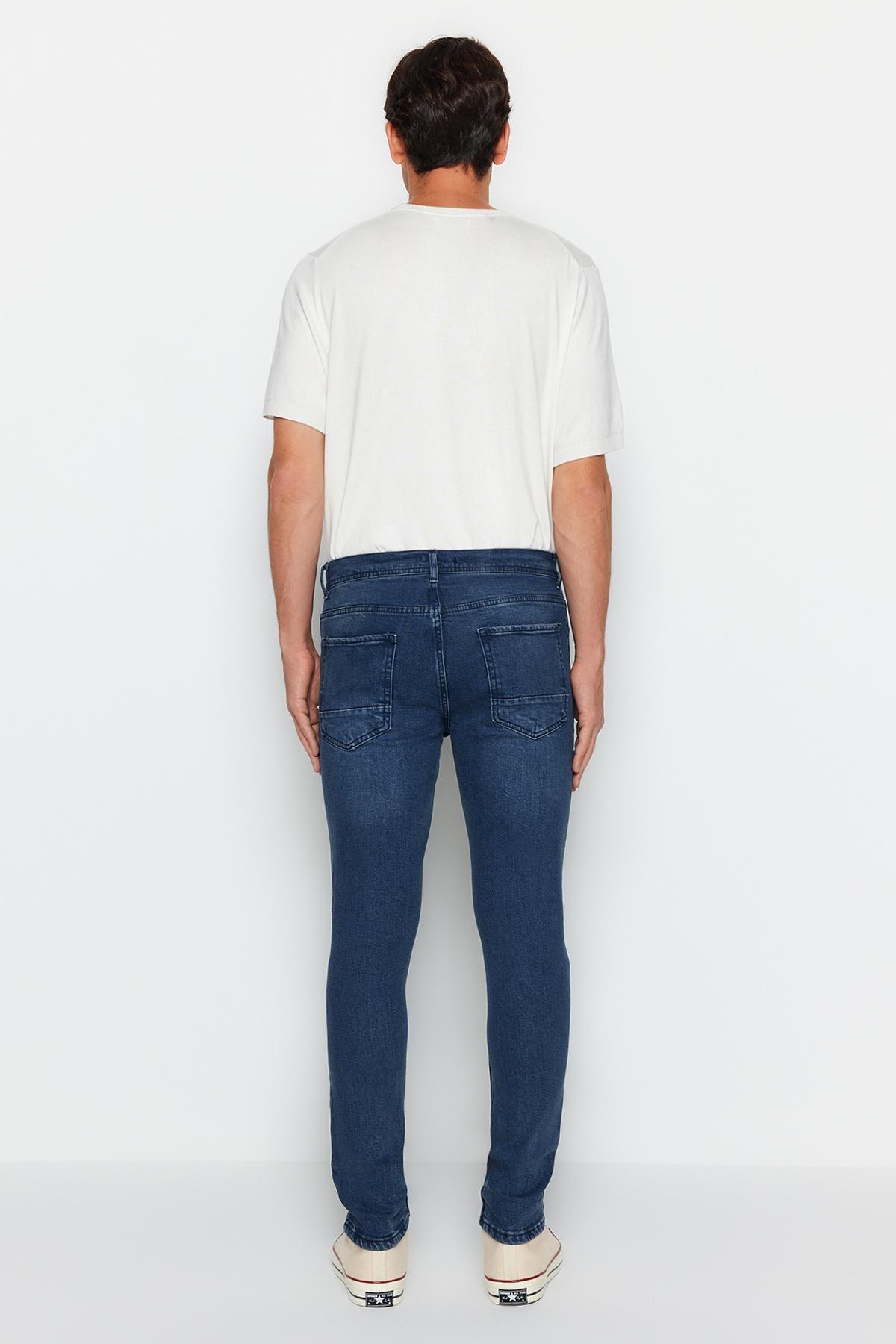 Navy Denim Skinny Jeans, , large image number 8