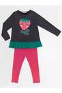 Denokids - Multicolour Printed Pyjamas Set, Kids Girls