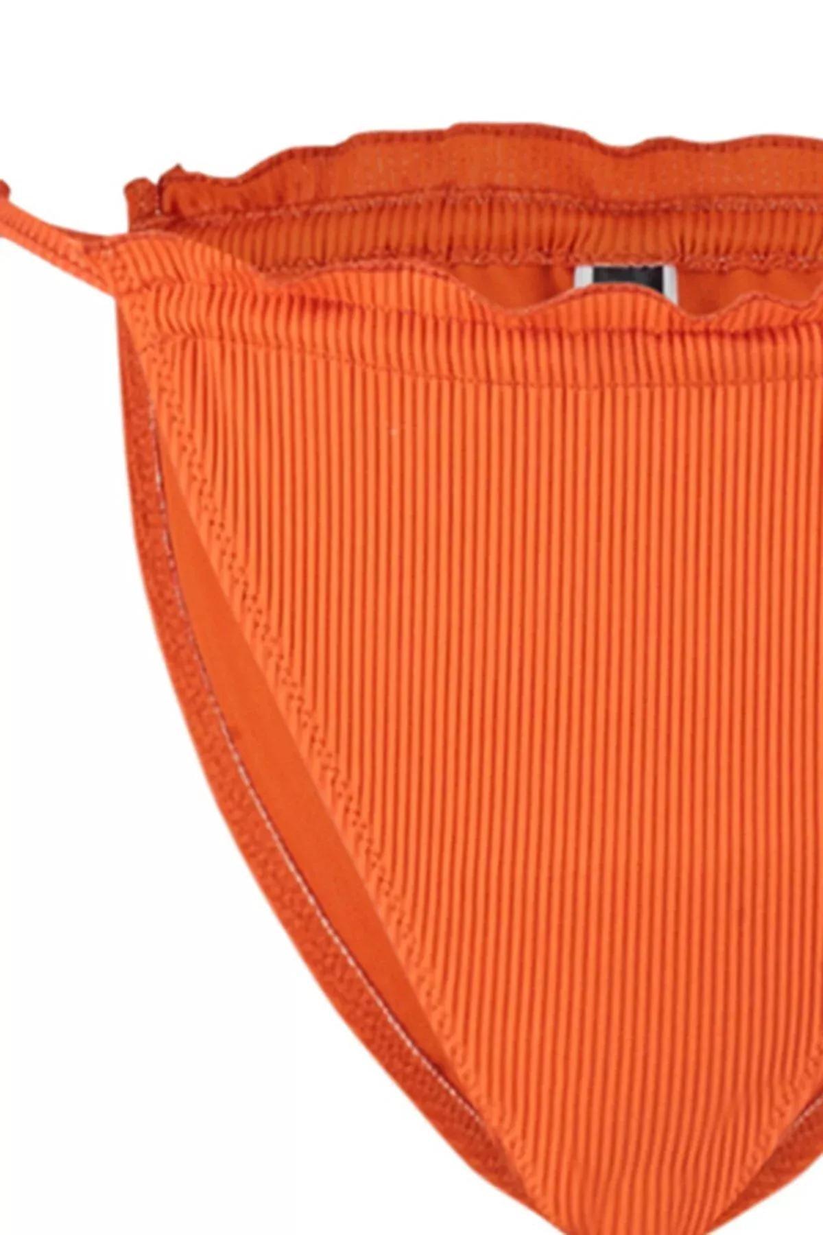 Orange Plain Bikini Bottom, , large image number 6