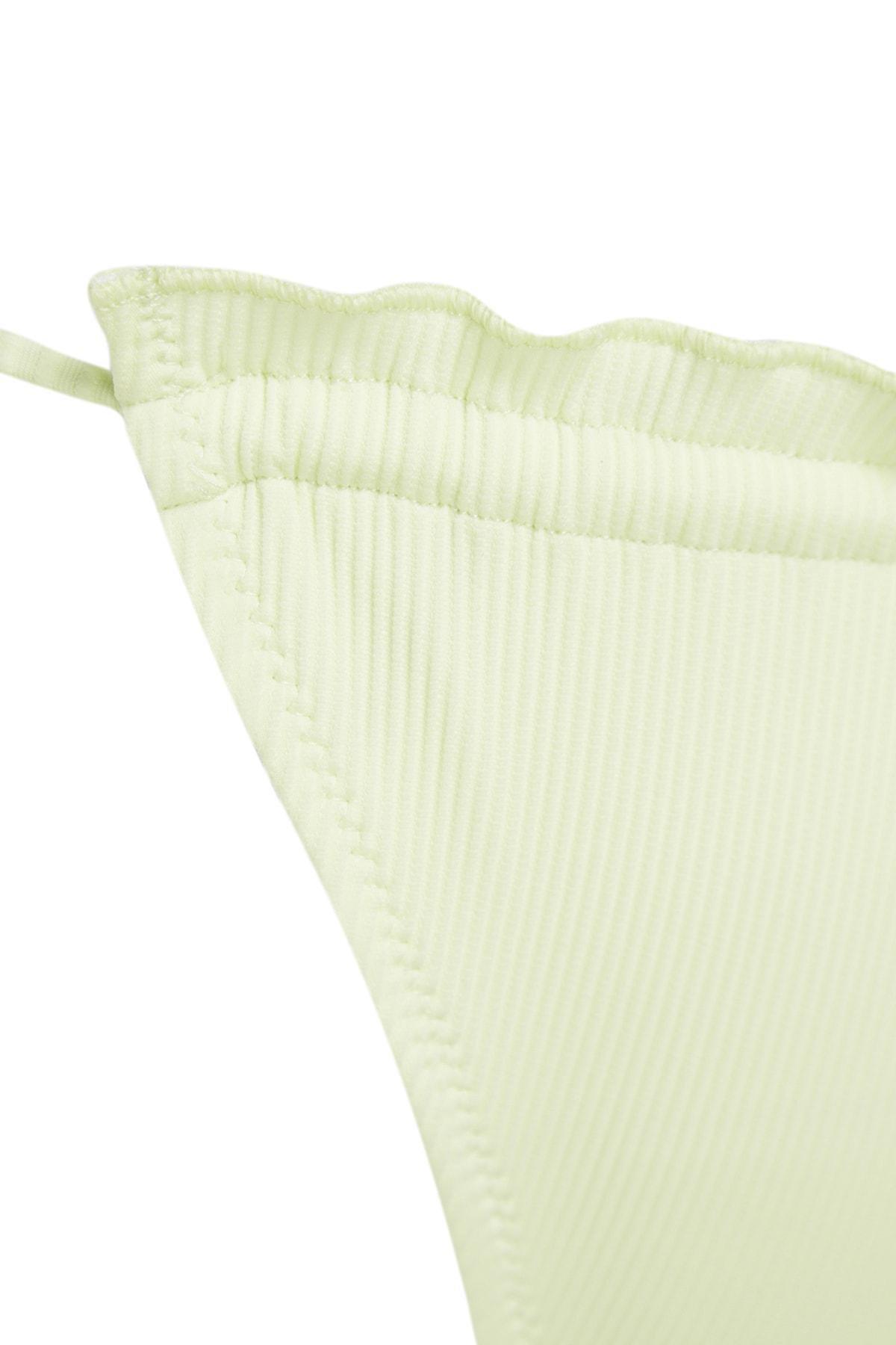 Green Plain Bikini Bottom, , large image number 6