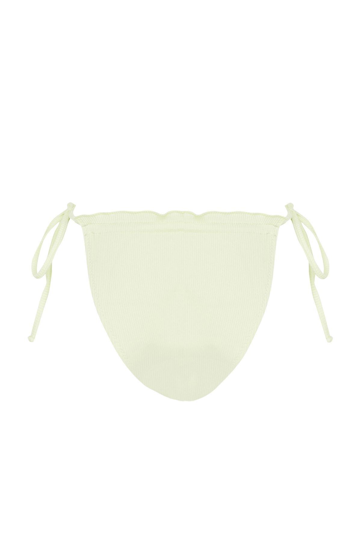Green Plain Bikini Bottom, , large image number 7