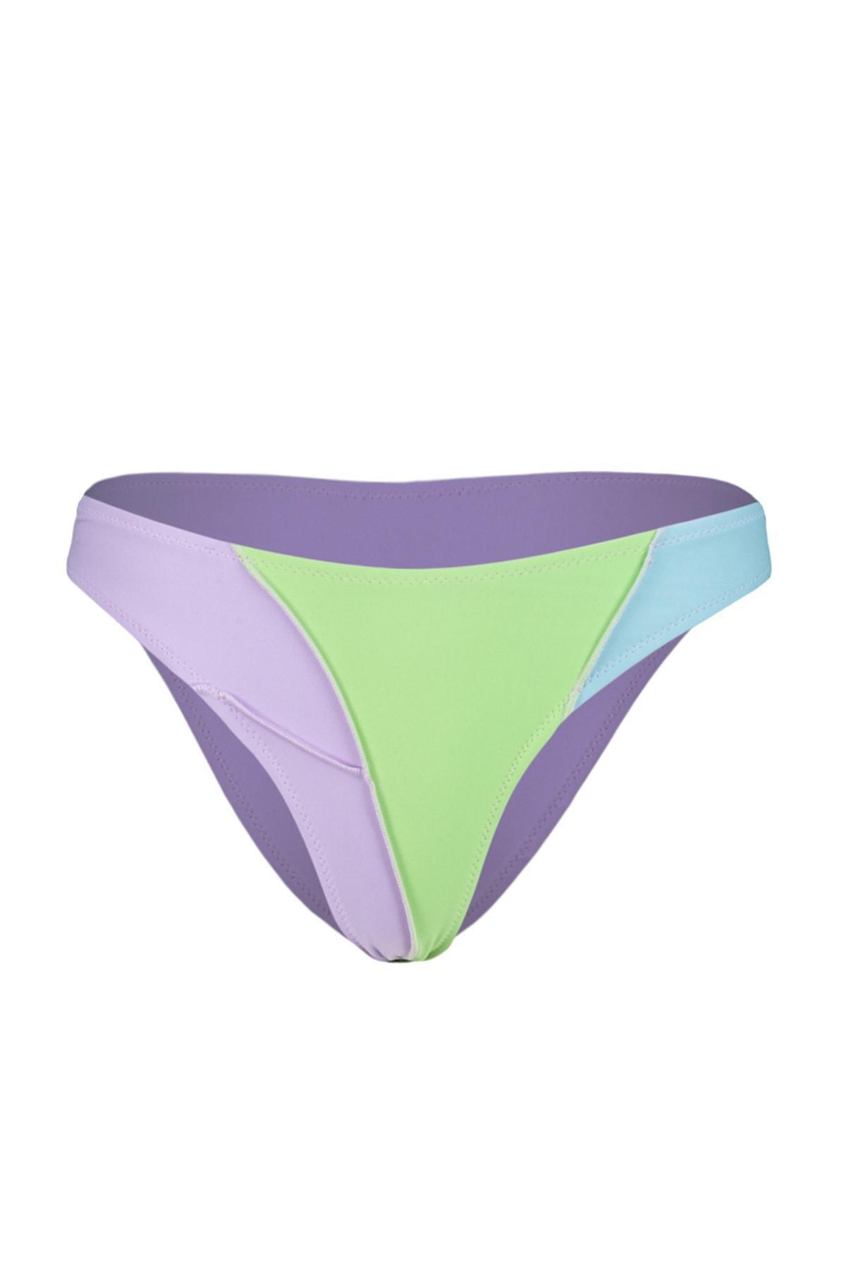 Multicolour Colourblock Bikini Bottom, , large image number 8