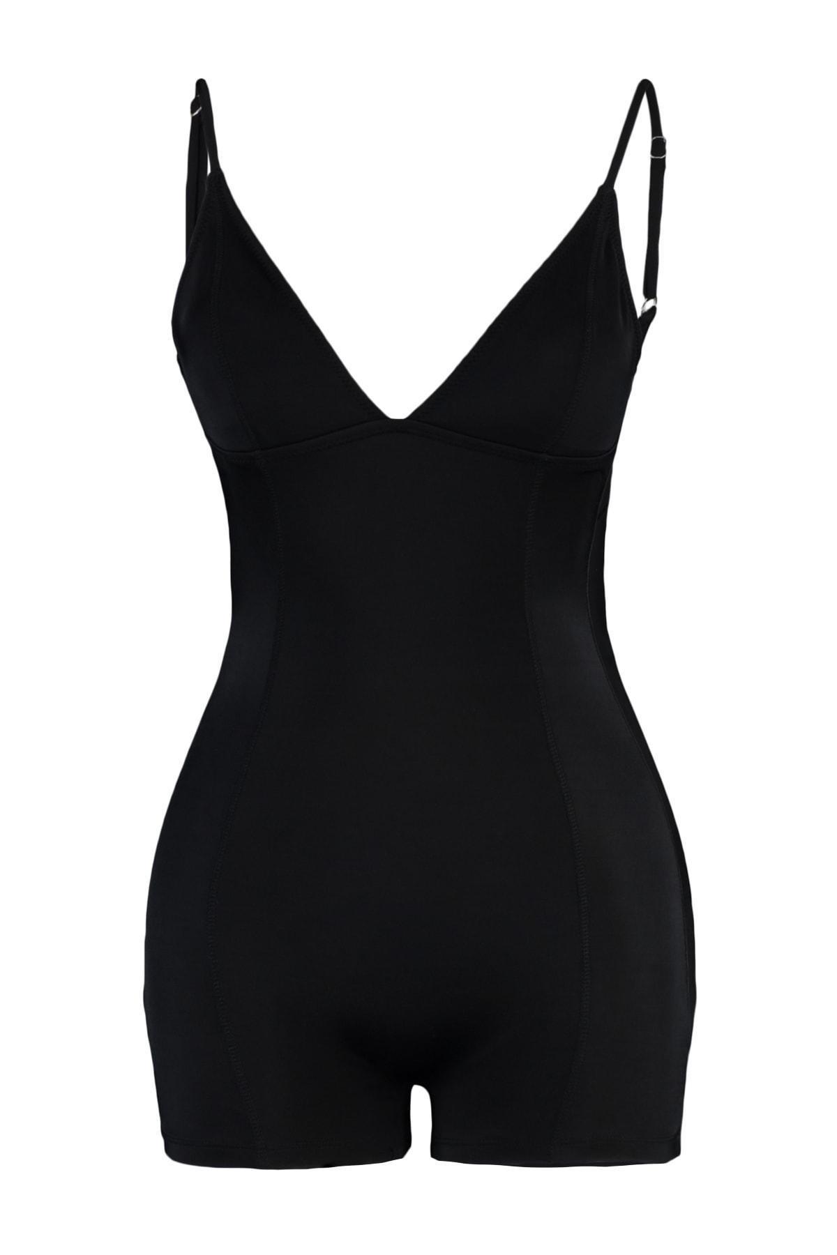 Trendyol - Black Short One Piece Swimsuit