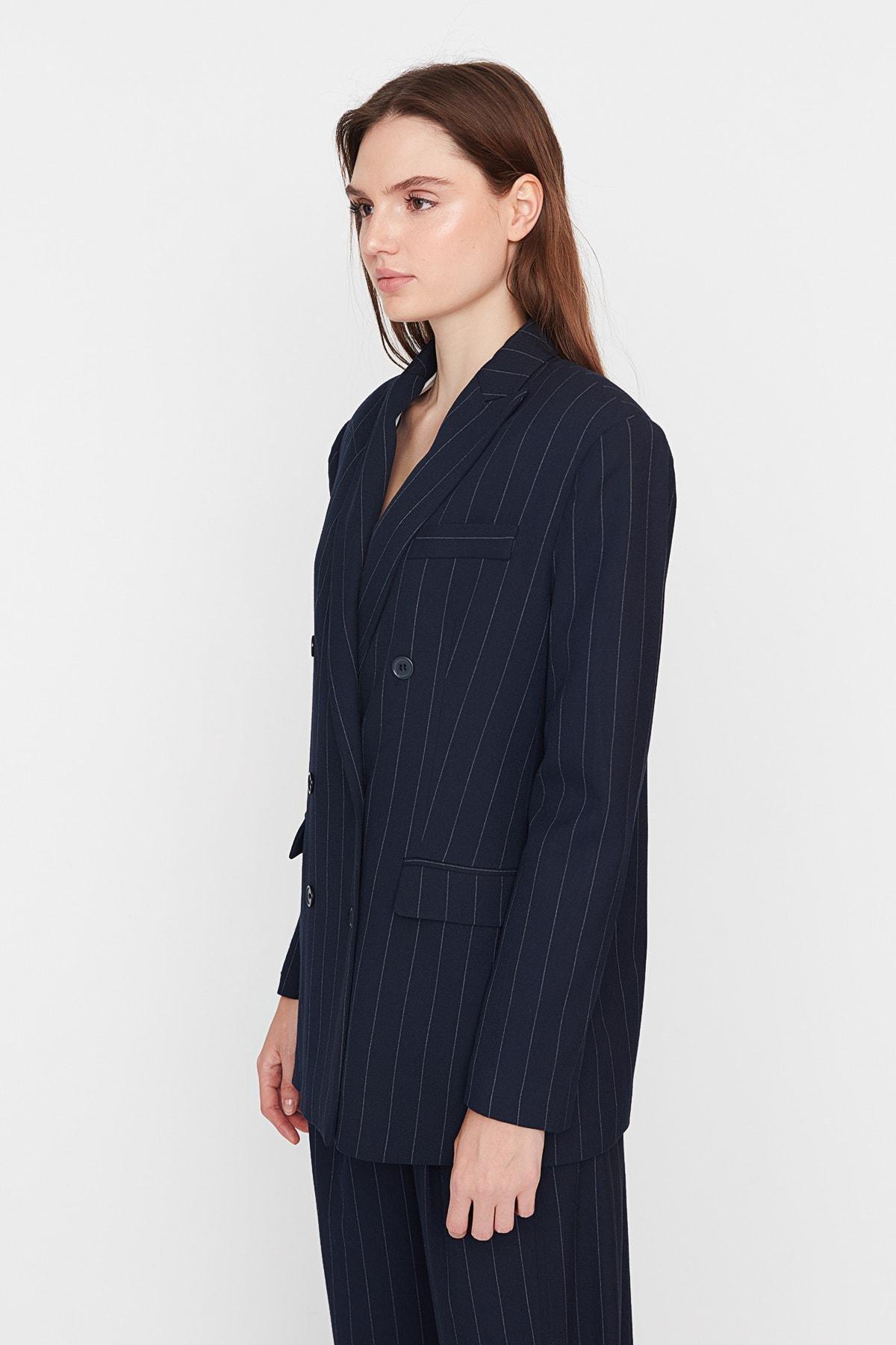 Navy Oversize Jacket, , large image number 5